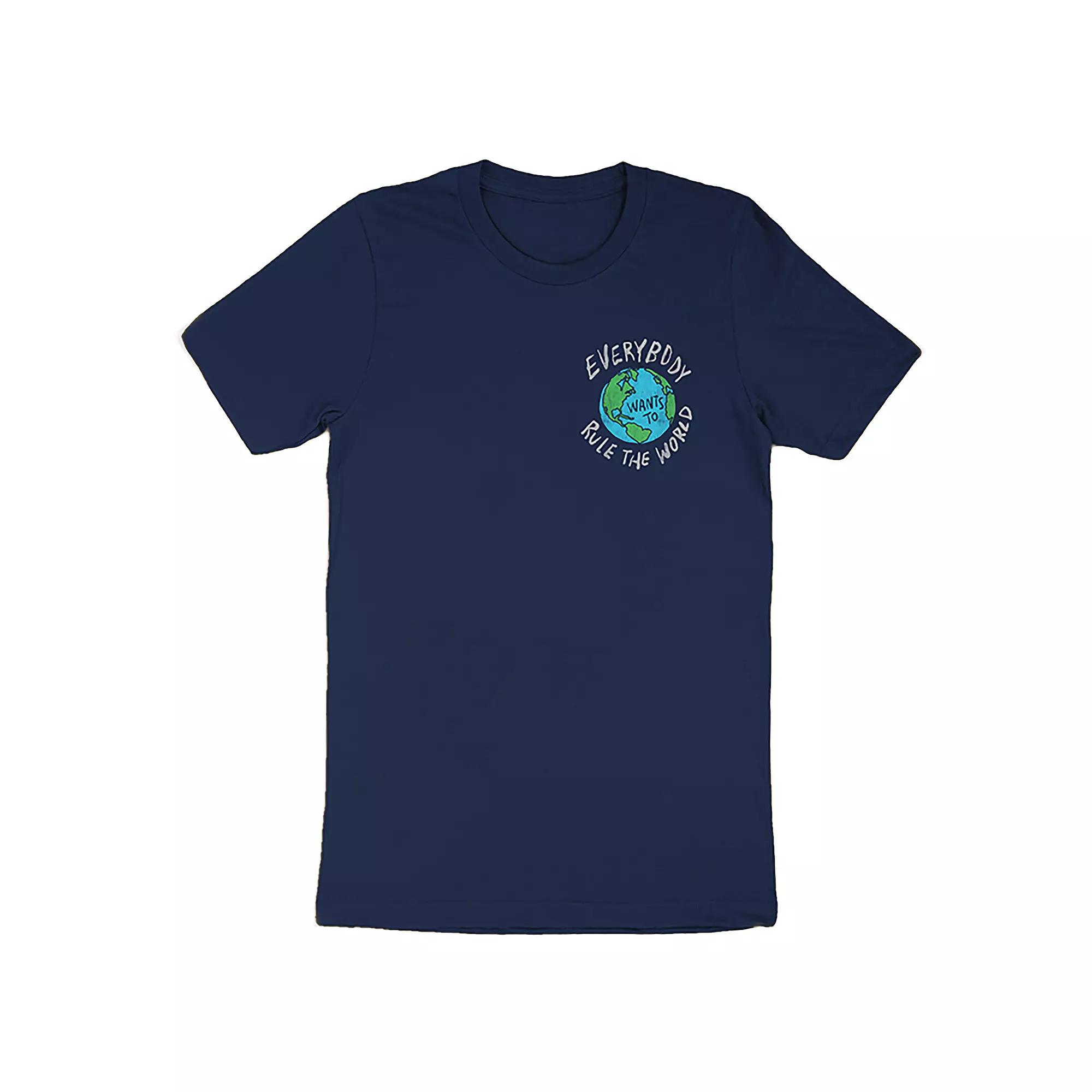 Men's Tears For Fears Rule The Globe Tee, Size: Large, Dark Blue Product Image