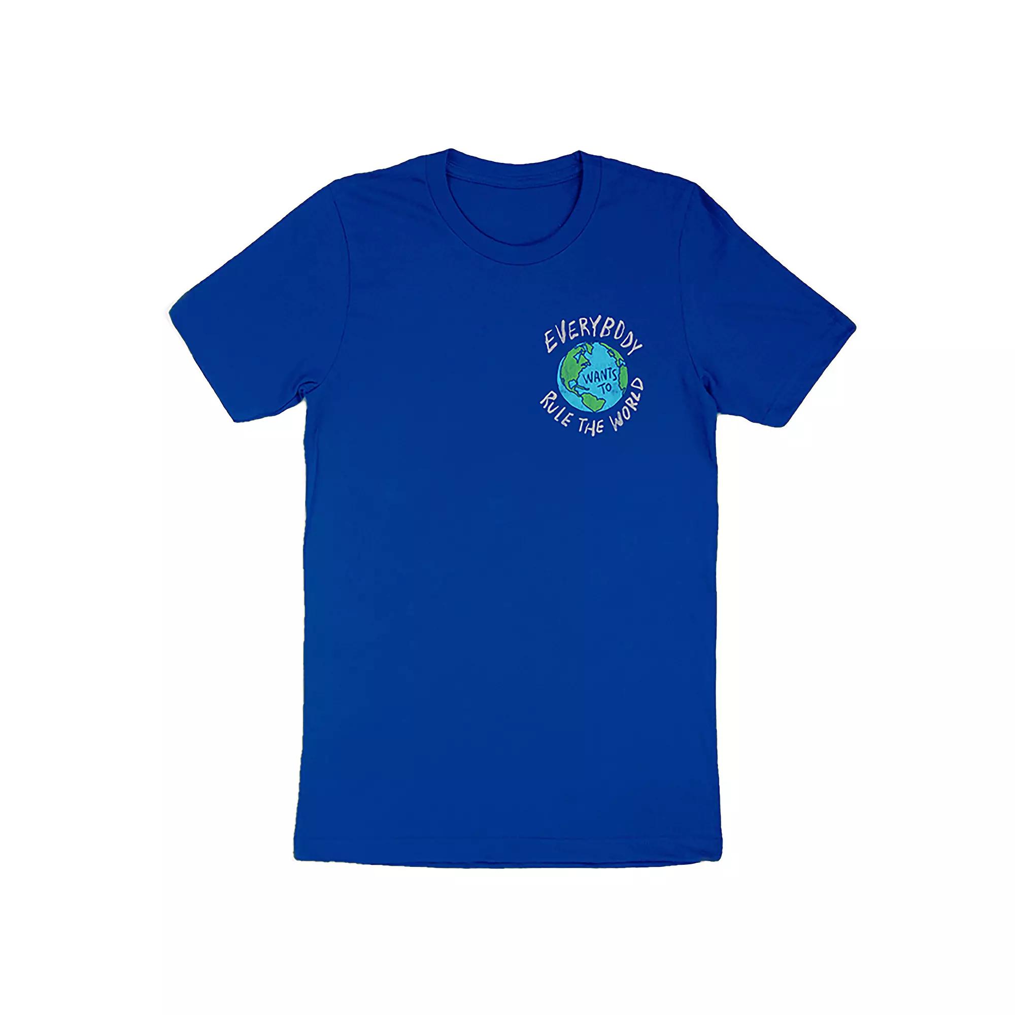 Men's Tears For Fears Rule The Globe Tee, Size: XXL, Blue Product Image