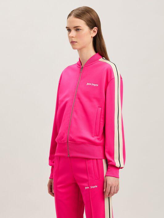 CLASSIC LOGO BOMBER TRACK JKT FUCHSIA - Product Image
