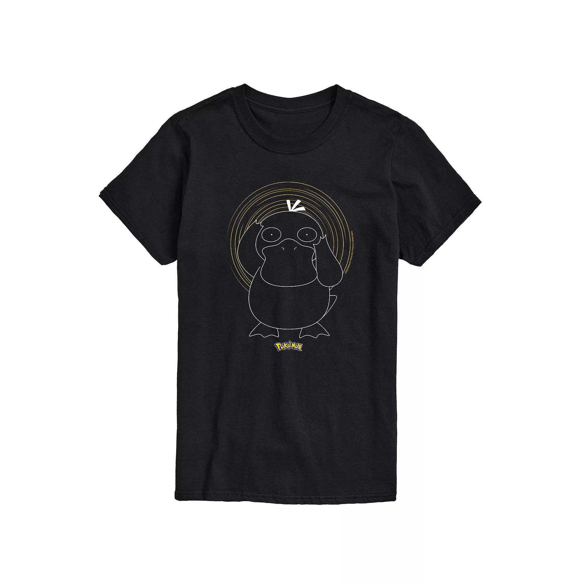 Men's Pokemon Psyduck Spiral Tee,  Product Image