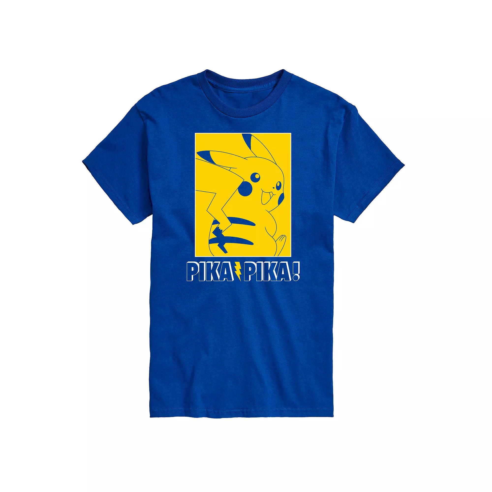 Men's Pokemon Pika Outline Graphic Tee,  Product Image