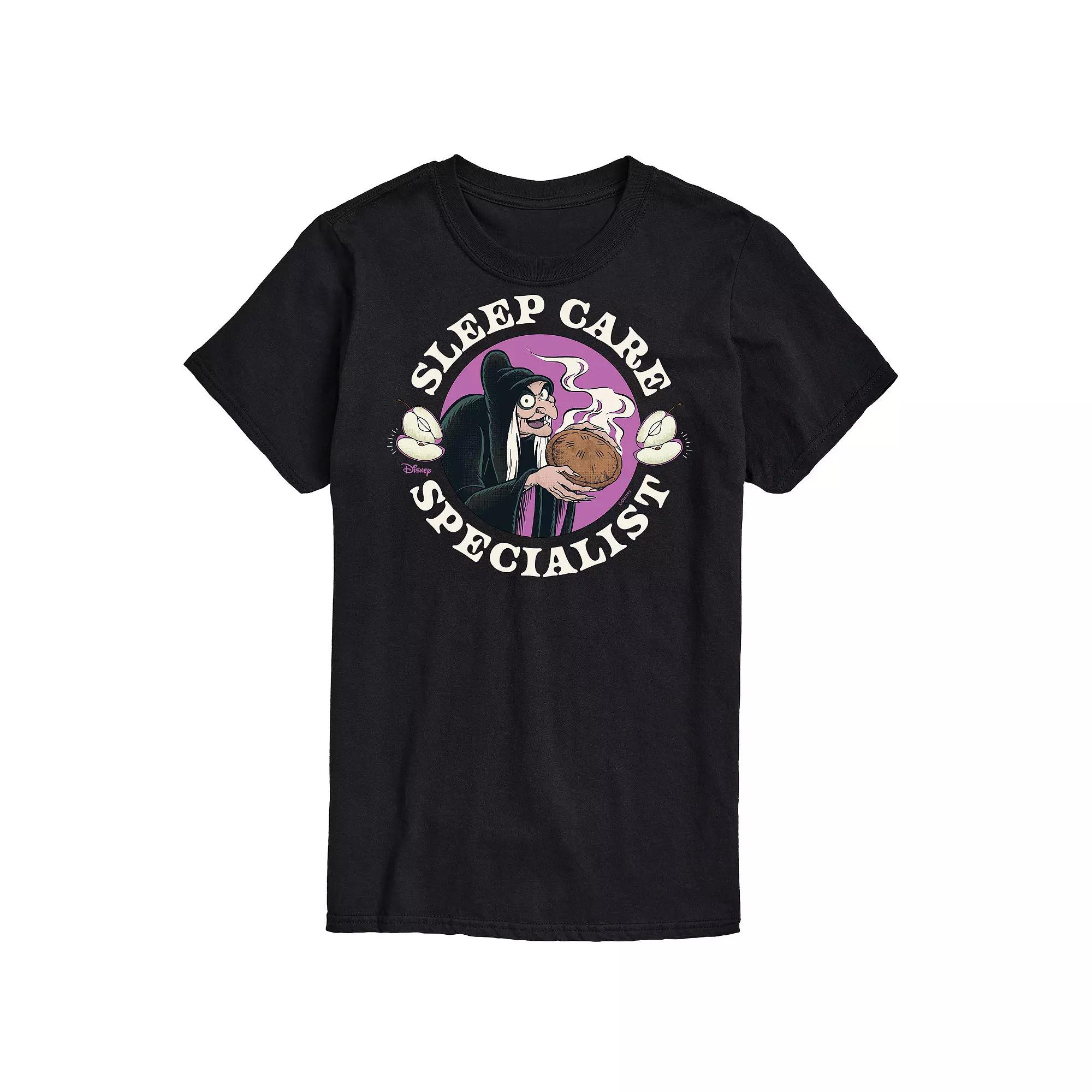 Disney Villains Evil Queen Men's Sleep Care Specialist Graphic Tee,  Product Image