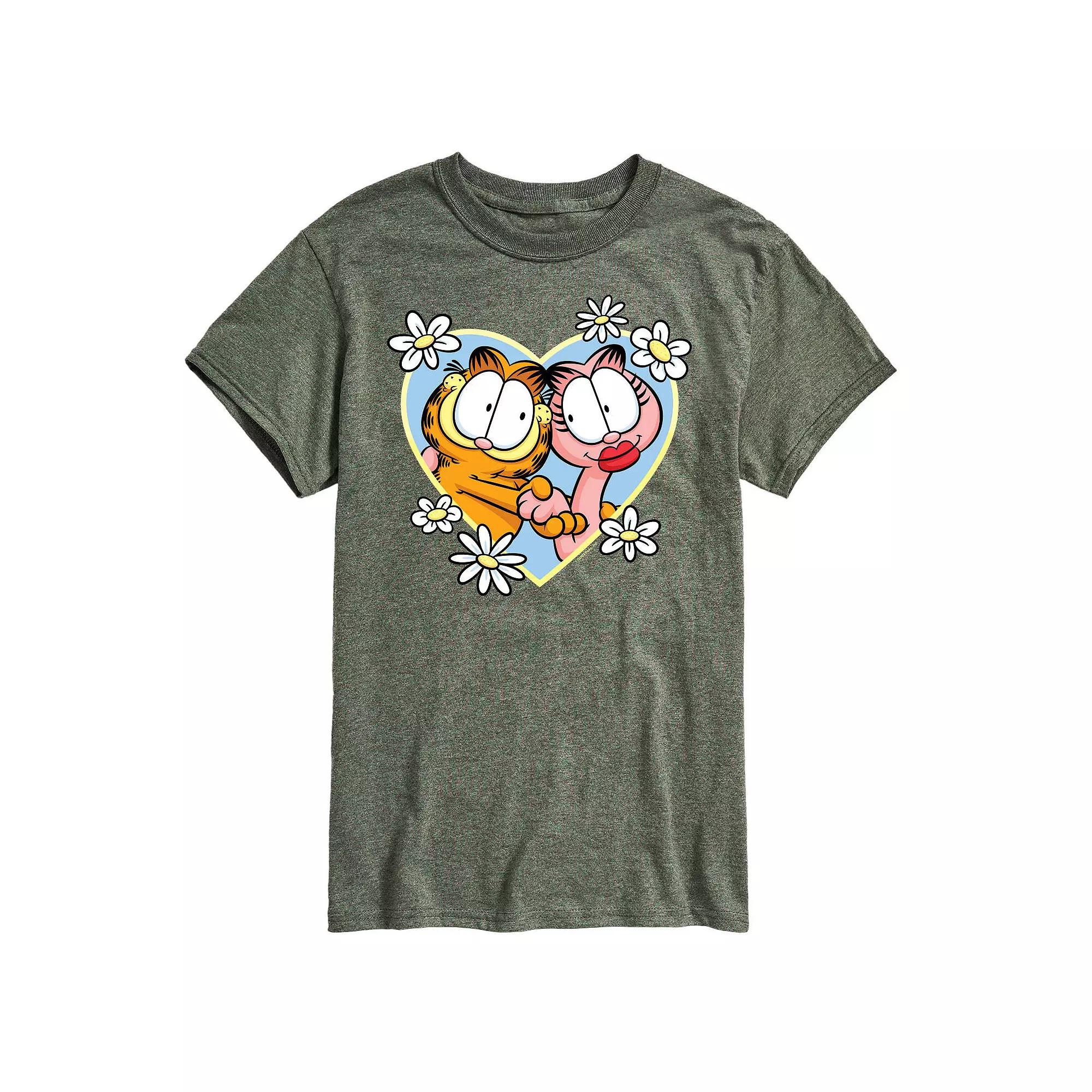 Men's Garfield Heart Graphic Tee,  Product Image