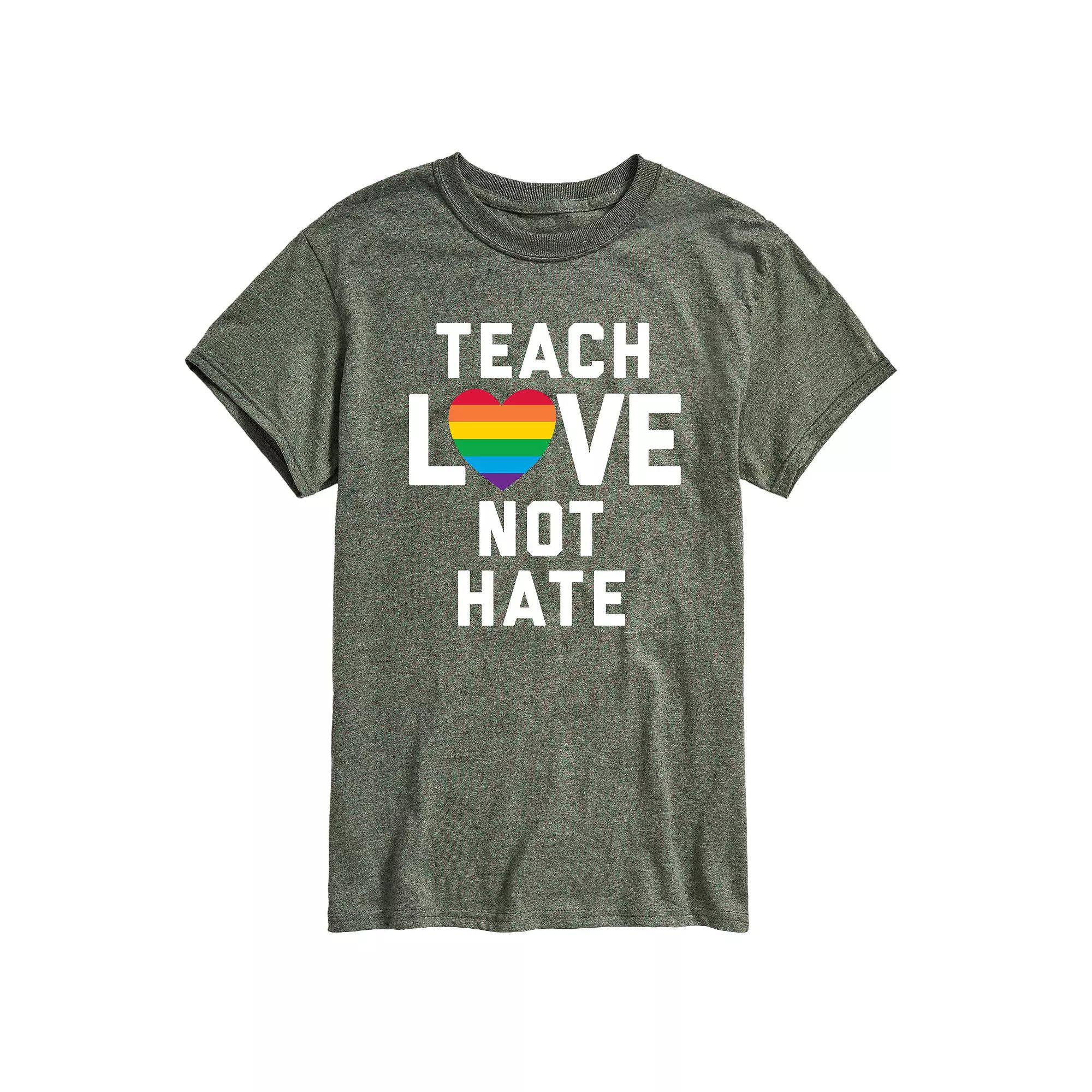 Men's Teach Love Not Hate Tee,  Product Image