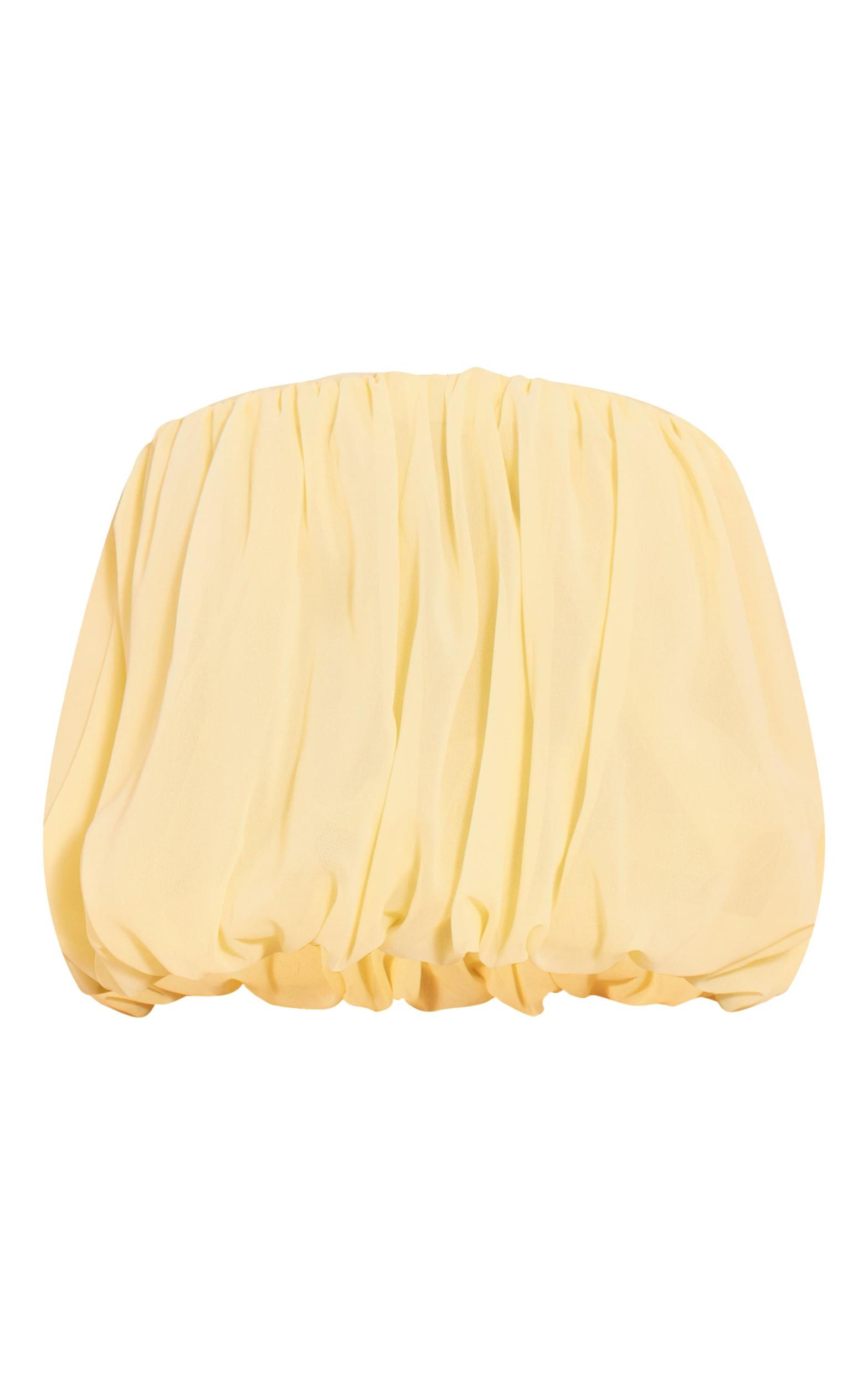 Lemon Chiffon Puff Ball Bandeau Product Image