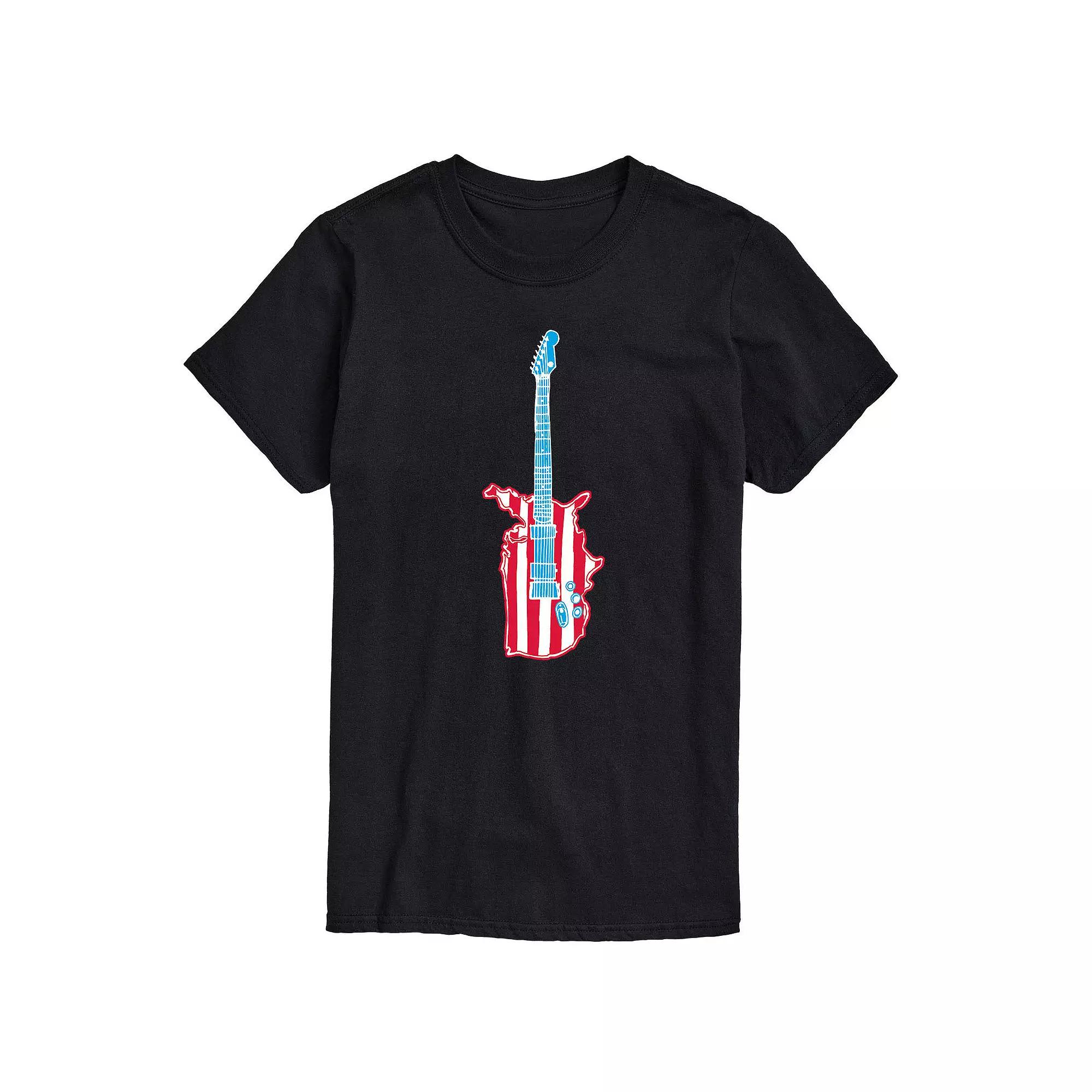 Men's USA Guitar Tee,  Product Image
