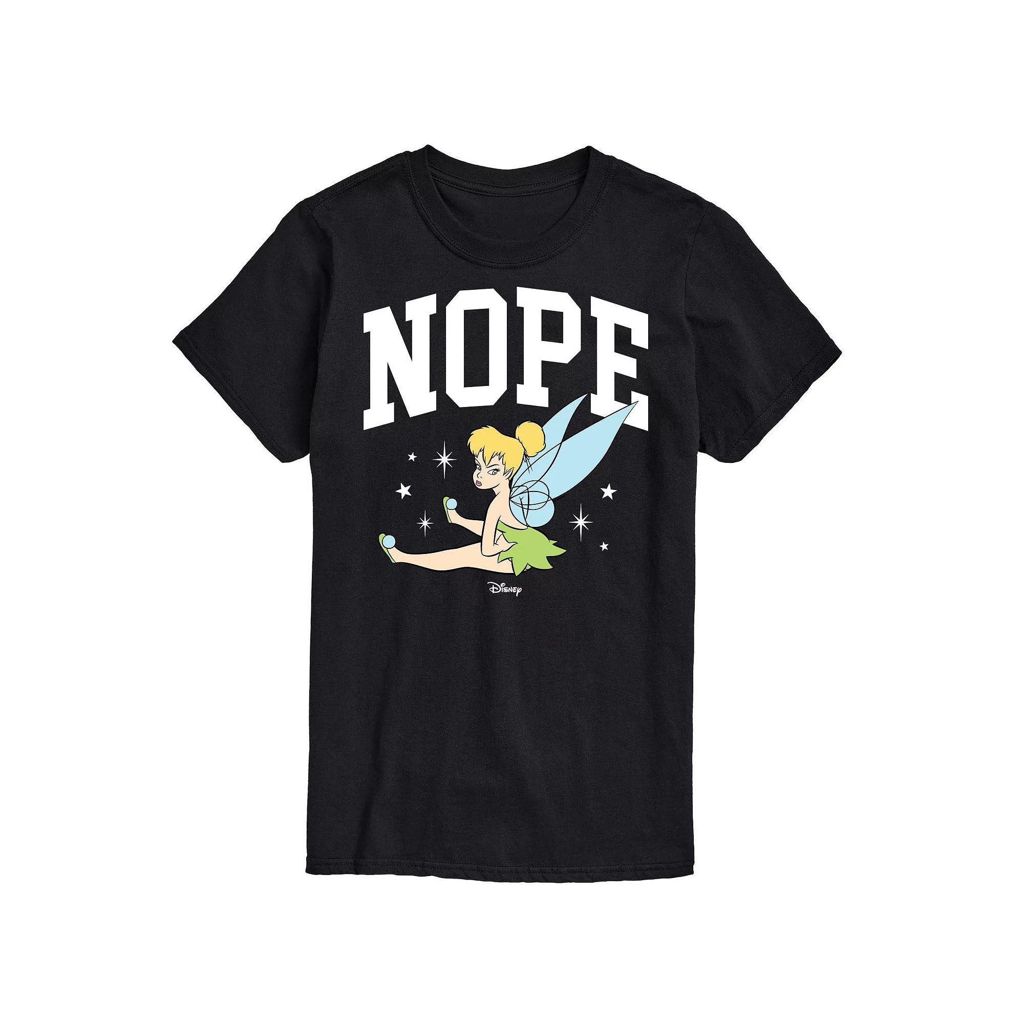 Disney's Tinker Bell Big & Tall Nope Graphic Tee, Men's,  Product Image