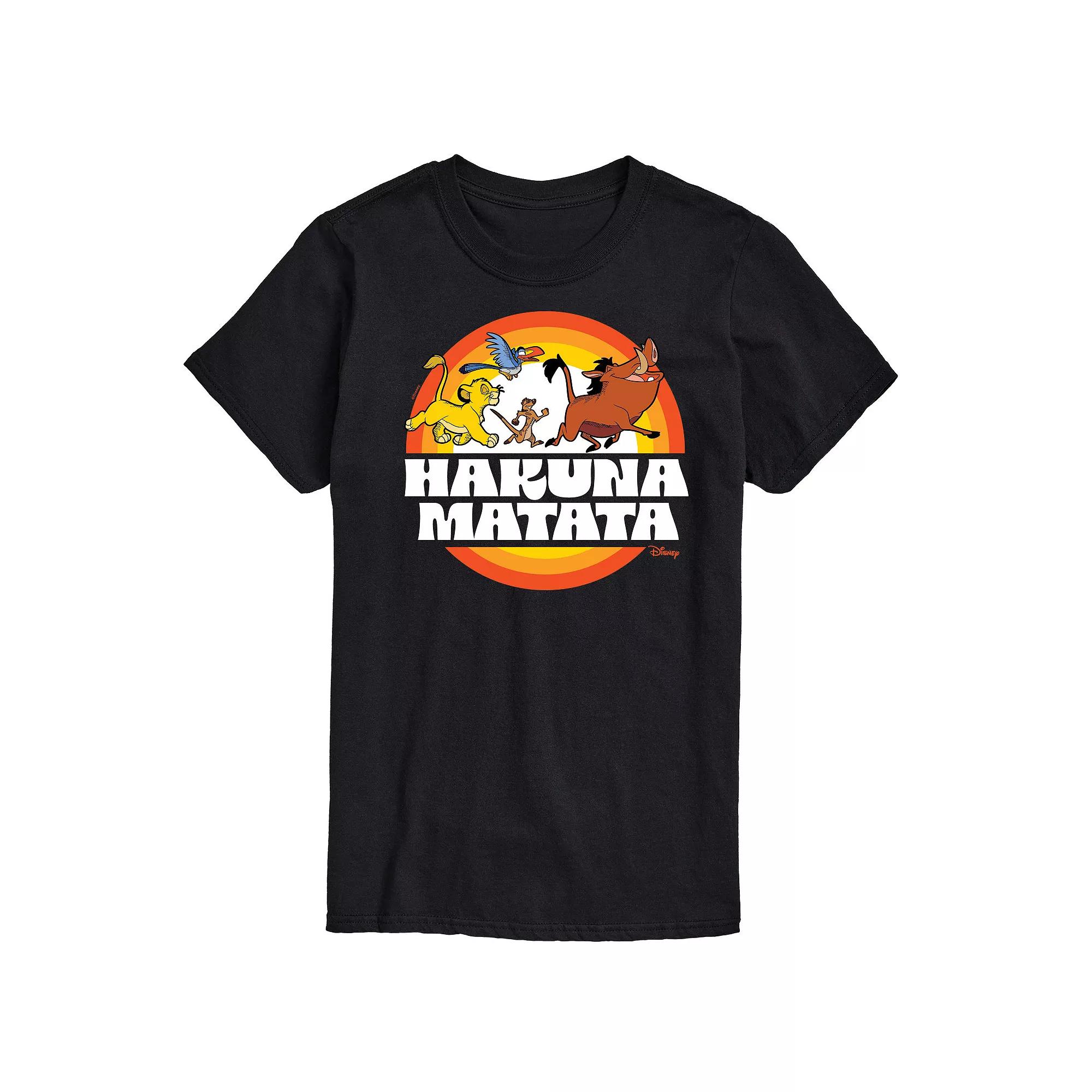 Disney's The Lion King Men's Hukana Matata Graphic Tee,  Product Image