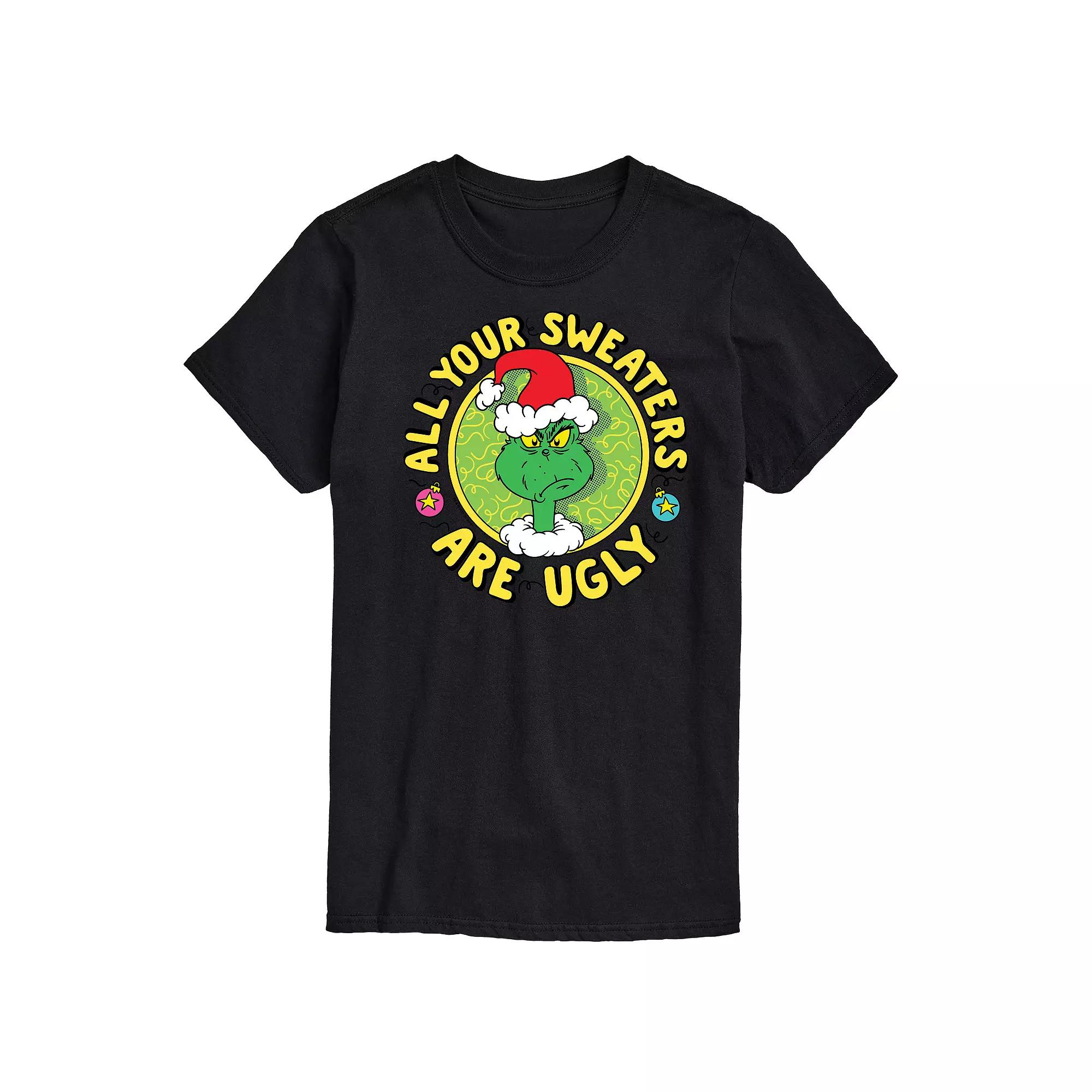 Men's Dr. Seuss The Grinch All Your Sweaters Are Ugly Graphic Tee,  Product Image