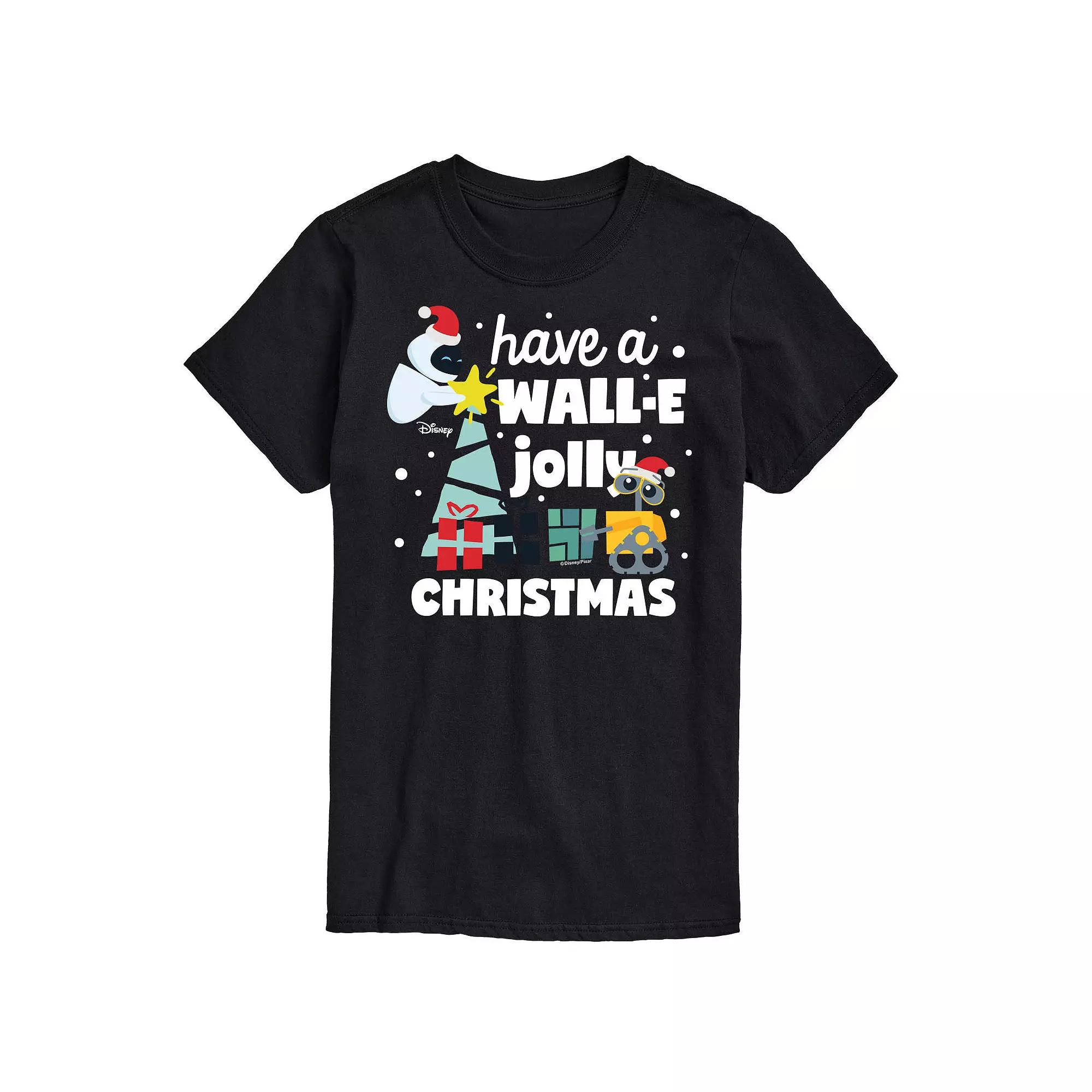 Disney's Wall-E Big & Tall Jolly Christmas Graphic Tee, Men's,  Product Image