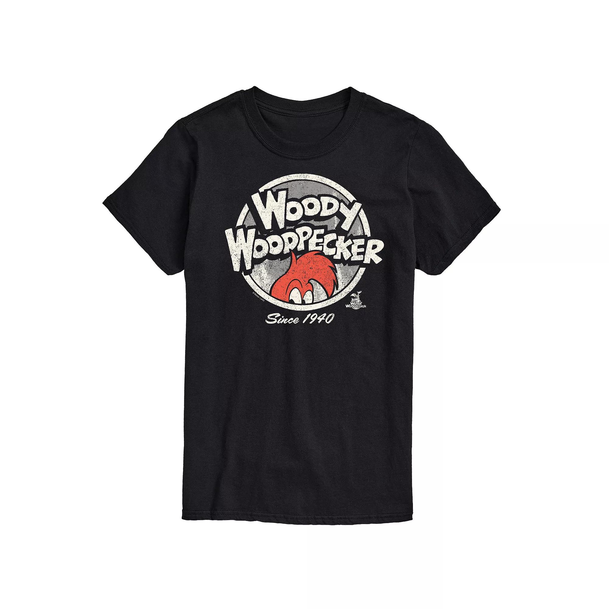 Big & Tall Woody Woodpecker Vintage Logo Graphic Tee, Men's,  Product Image