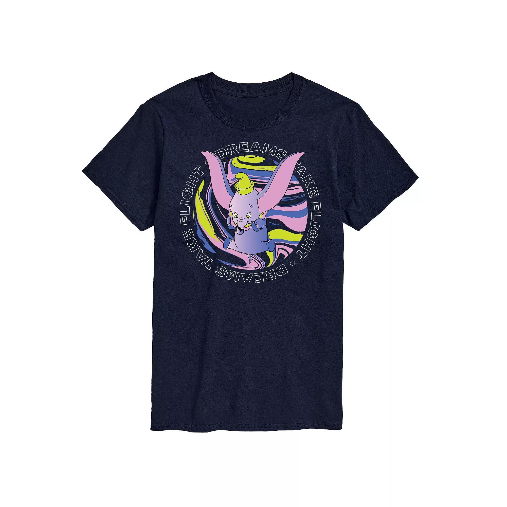 Disney's Dumbo Men's Dreams Take Flight Graphic Tee,  Product Image