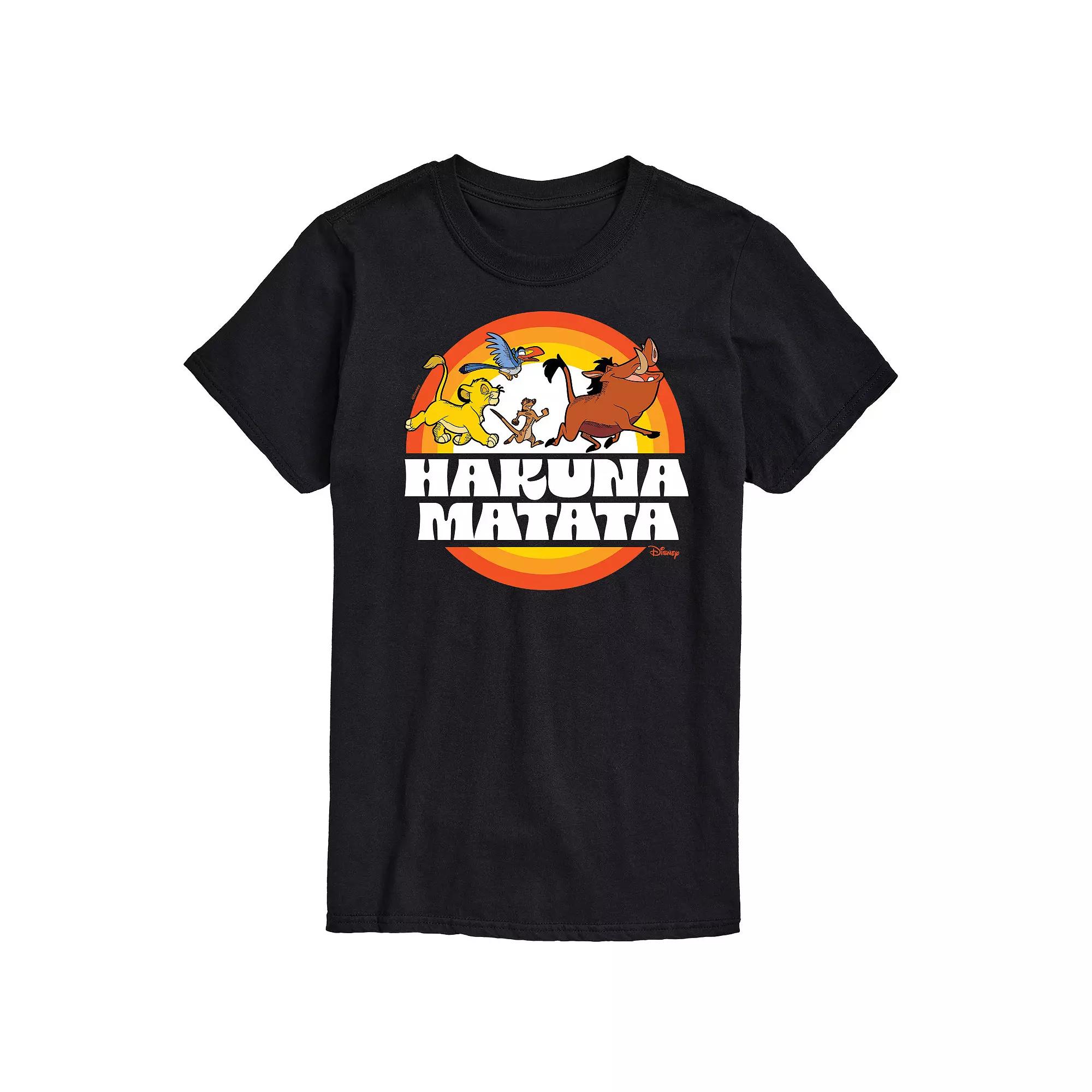 Disney's The Lion King Men's Hukana Matata Graphic Tee,  Product Image