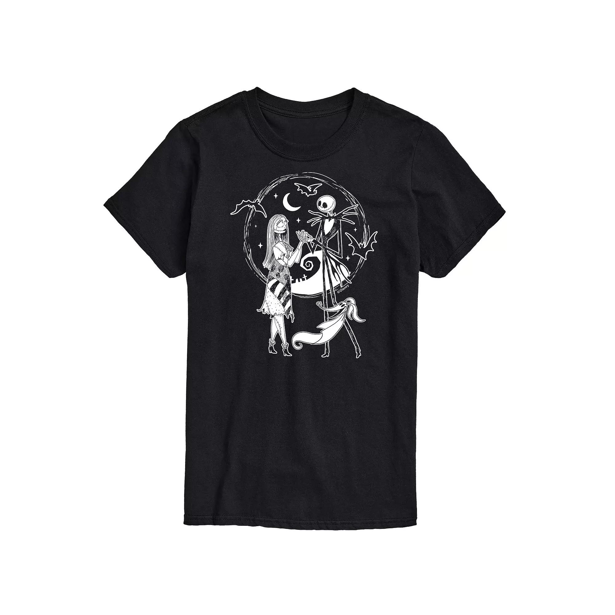 Disney's The Nightmare Before Christmas Men's Crew Tee Graphic Tee,  Product Image