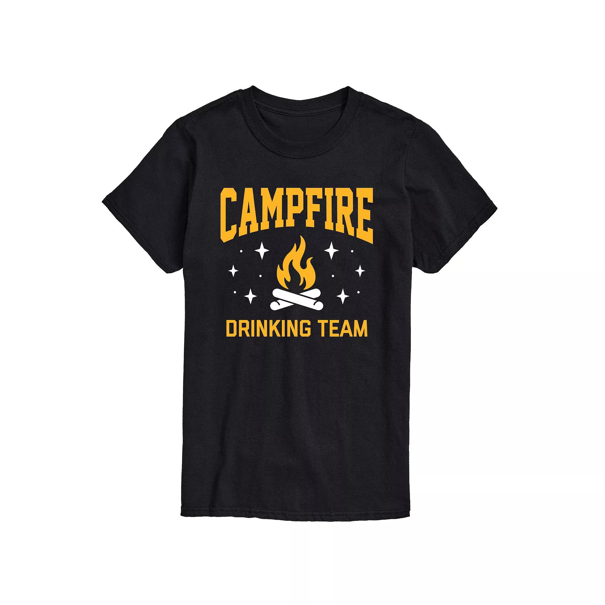 Big & Tall Campfire Drinking Team Graphic Tee, Men's,  Product Image