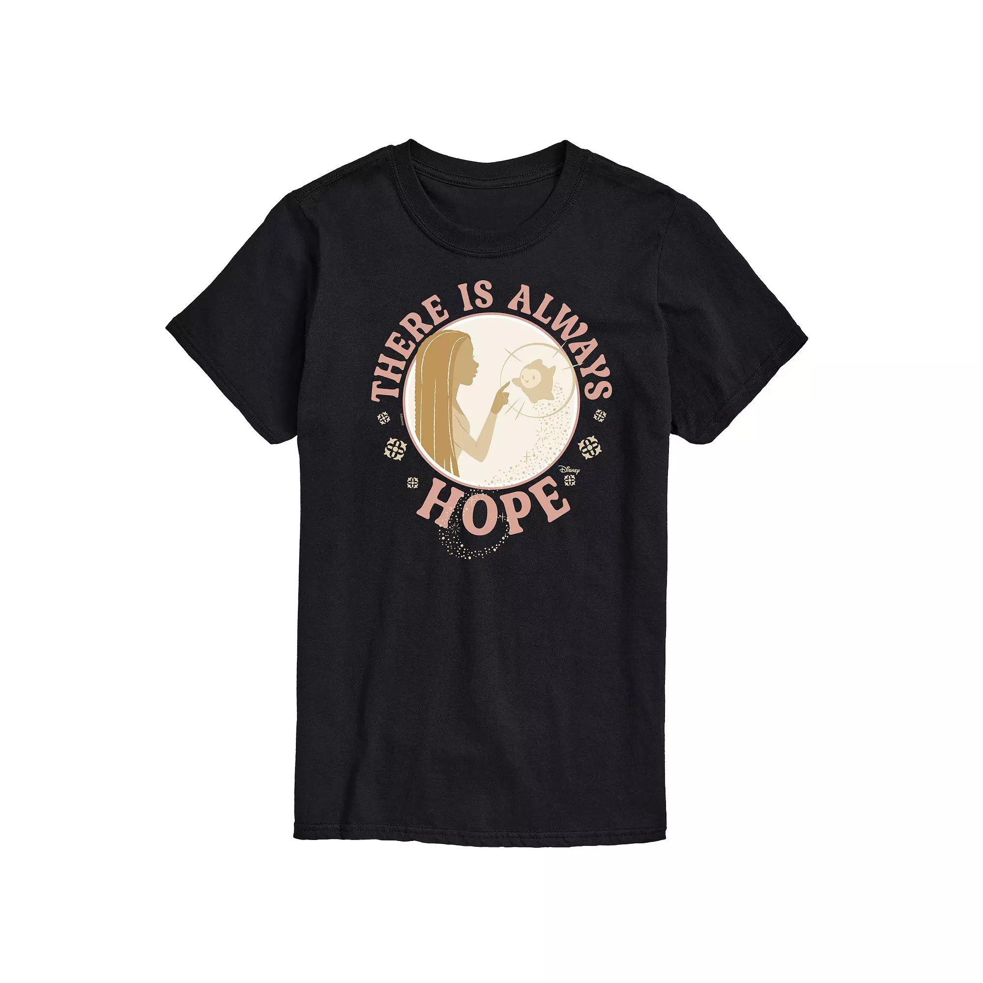 Disney's Wish Asha and Star Men's There Is Always Hope Graphic Tee,  Product Image