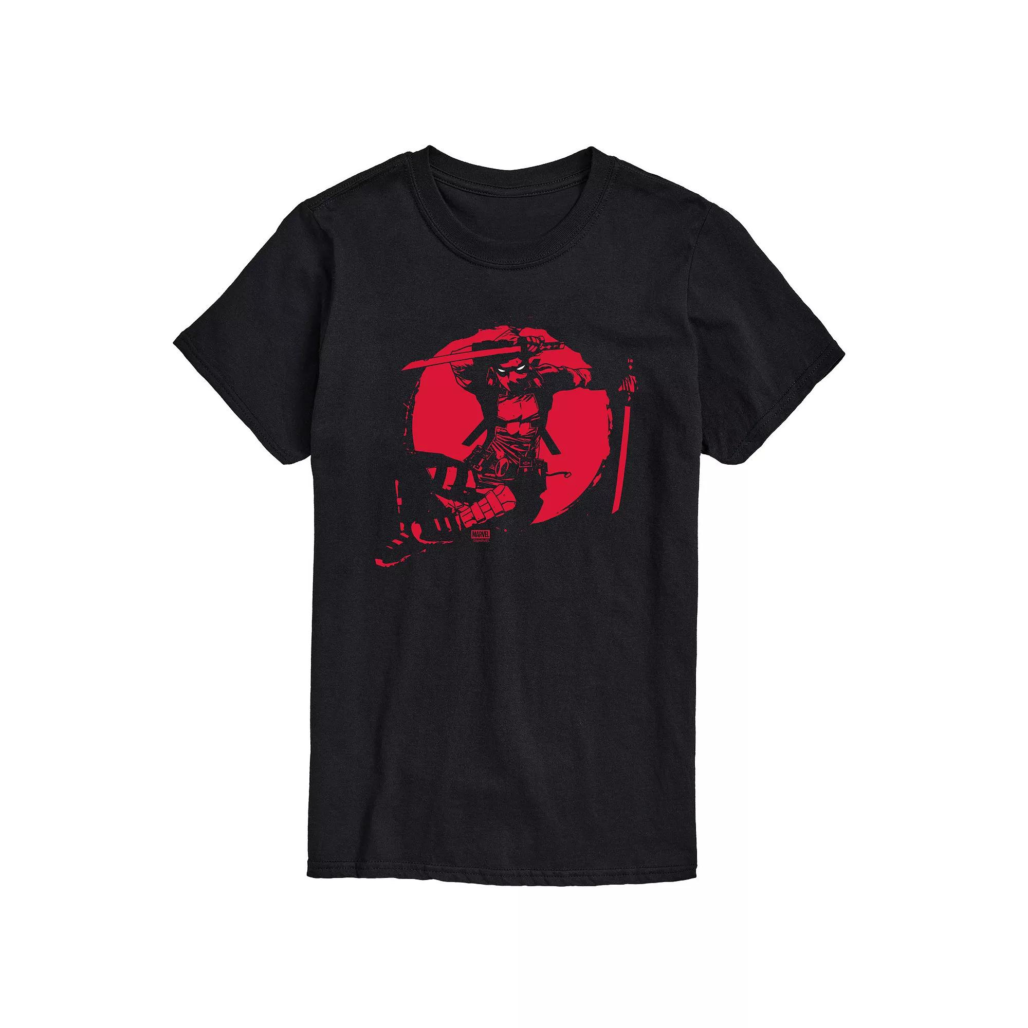 Men's Marvel Deadpool Silhouette Graphic Tee,  Product Image