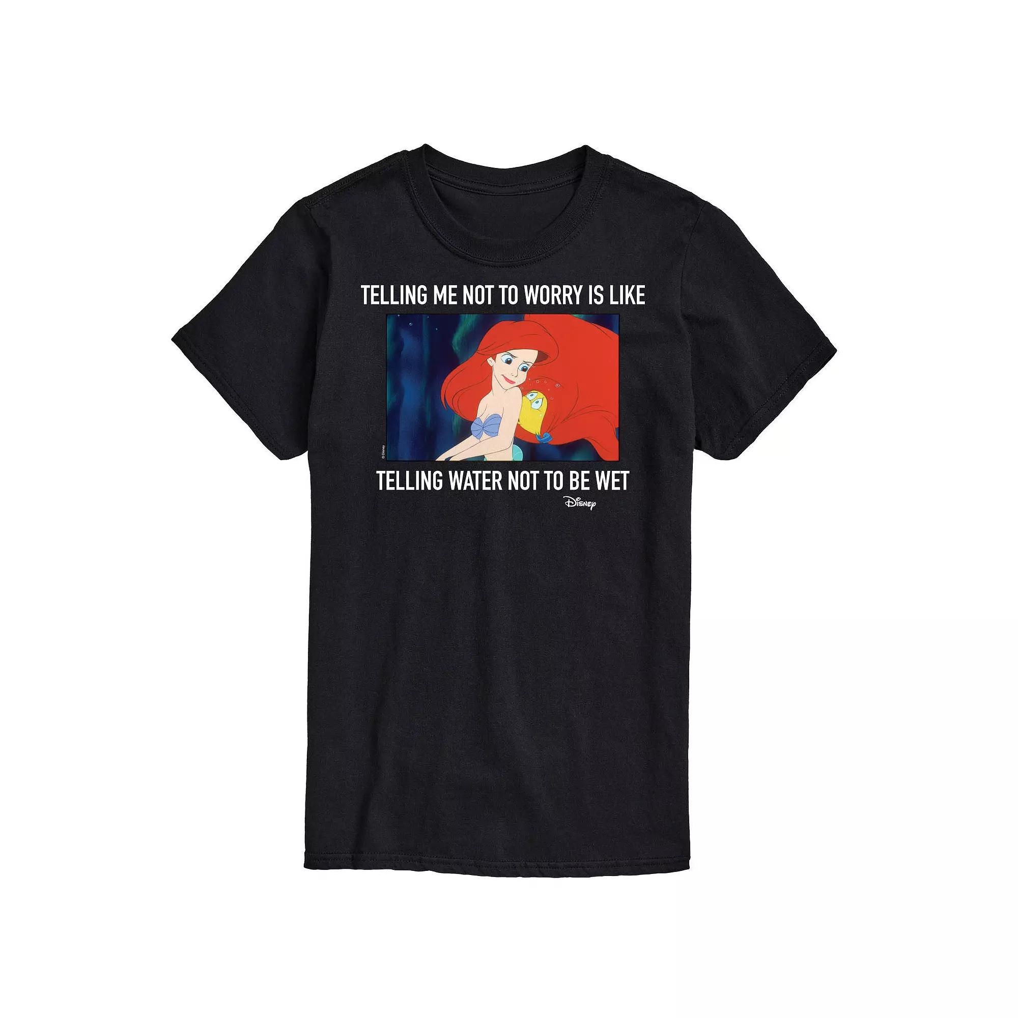 Disney's The Little Mermaid Big & Tall Graphic Tee, Men's,  Product Image