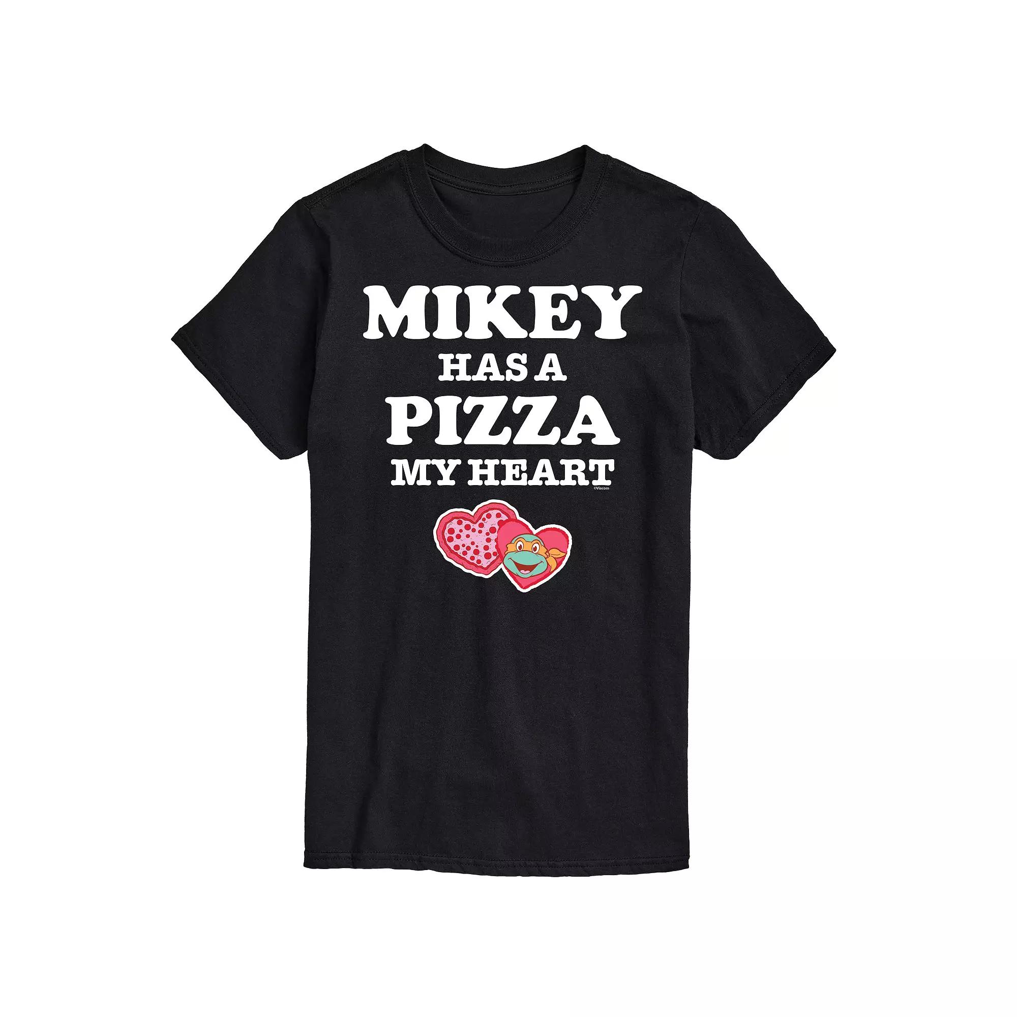 Men's TMNT Pizza My Heart Mikey Tee,  Product Image