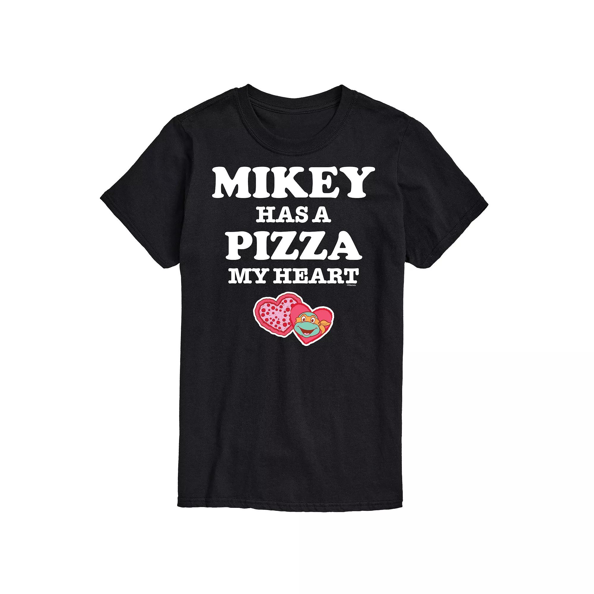 Men's TMNT Pizza My Heart Mikey Tee,  Product Image