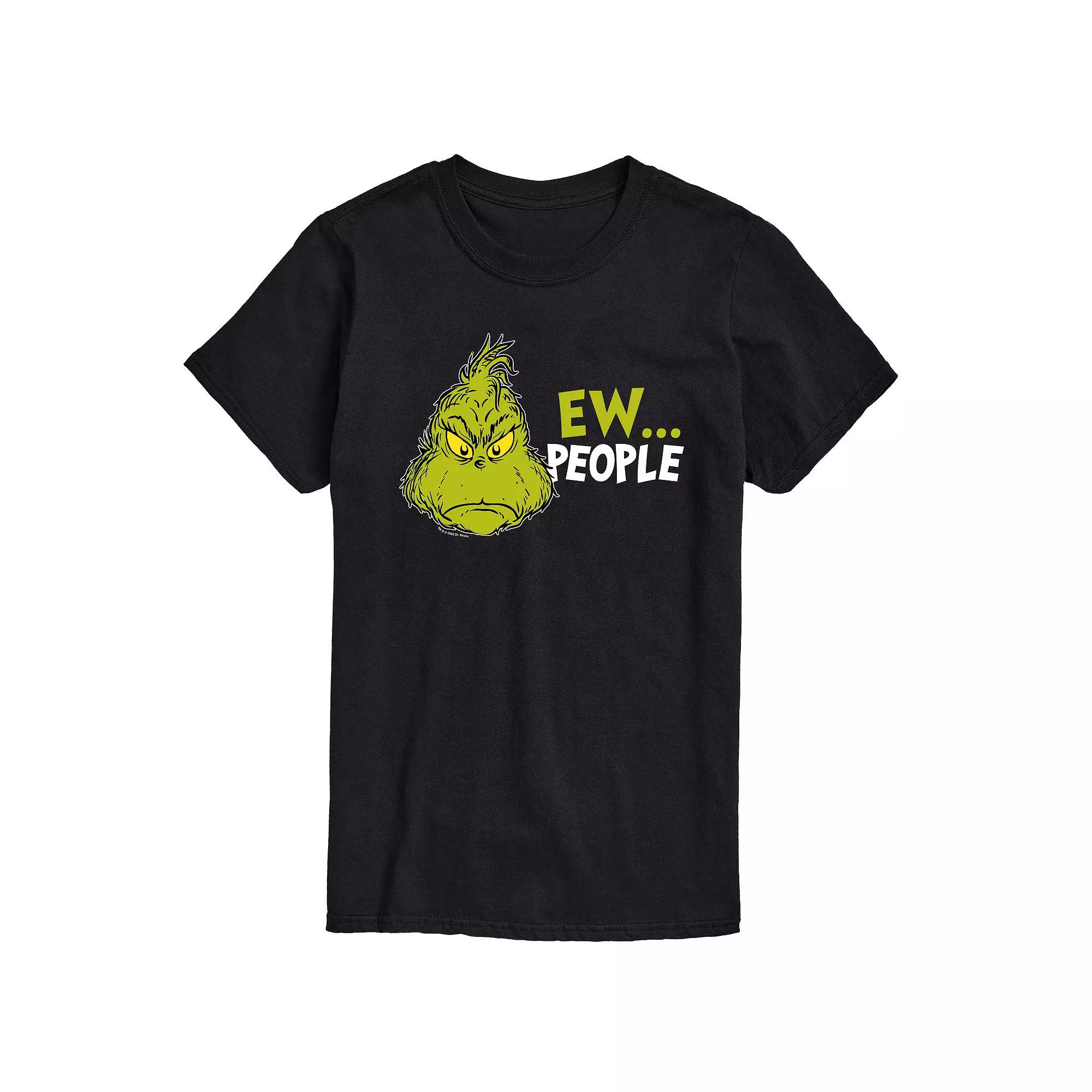 Big & Tall Dr. Seuss Grinch Ew People Graphic Tee, Men's,  Product Image