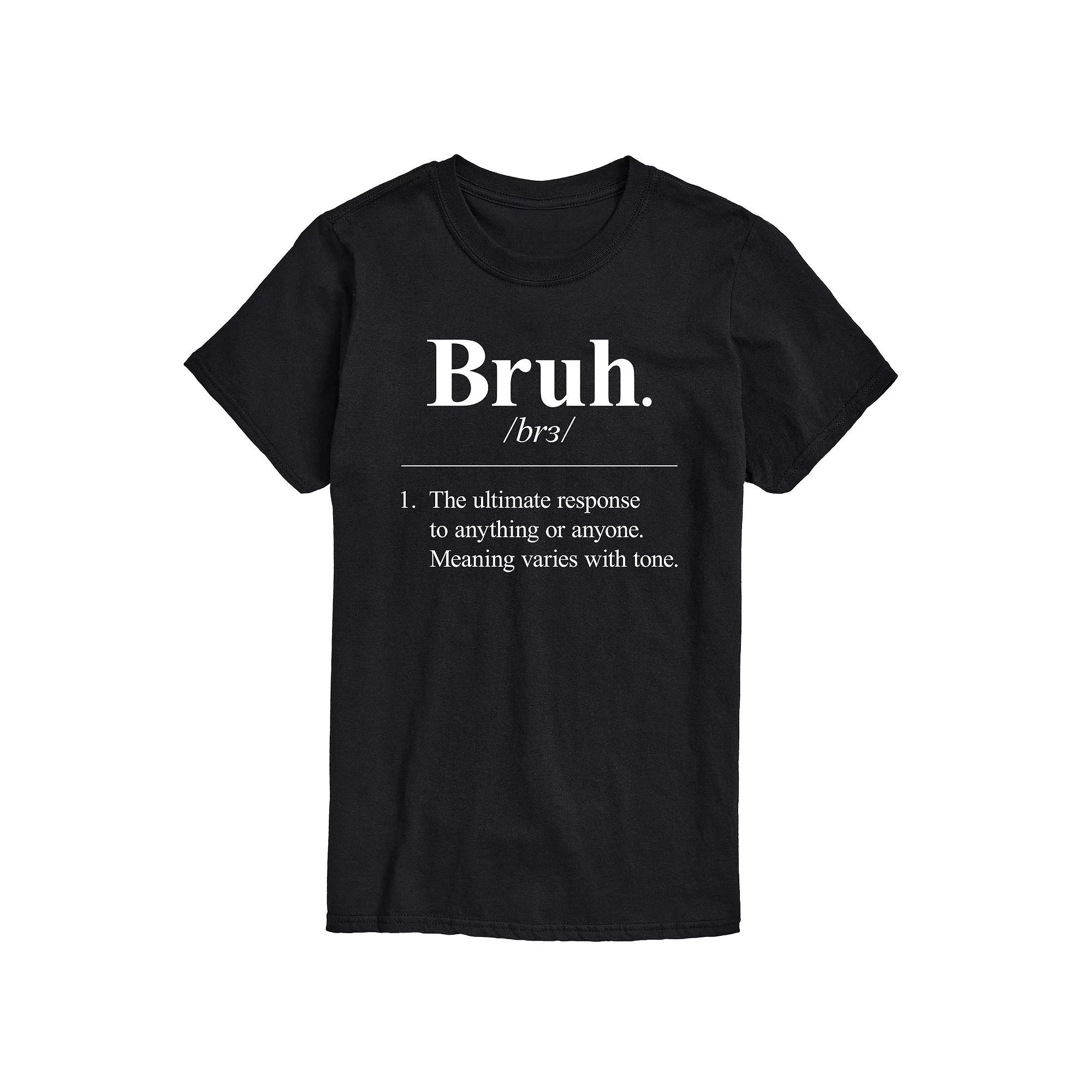 Men's Bruh Definition Graphic Tee,  Product Image