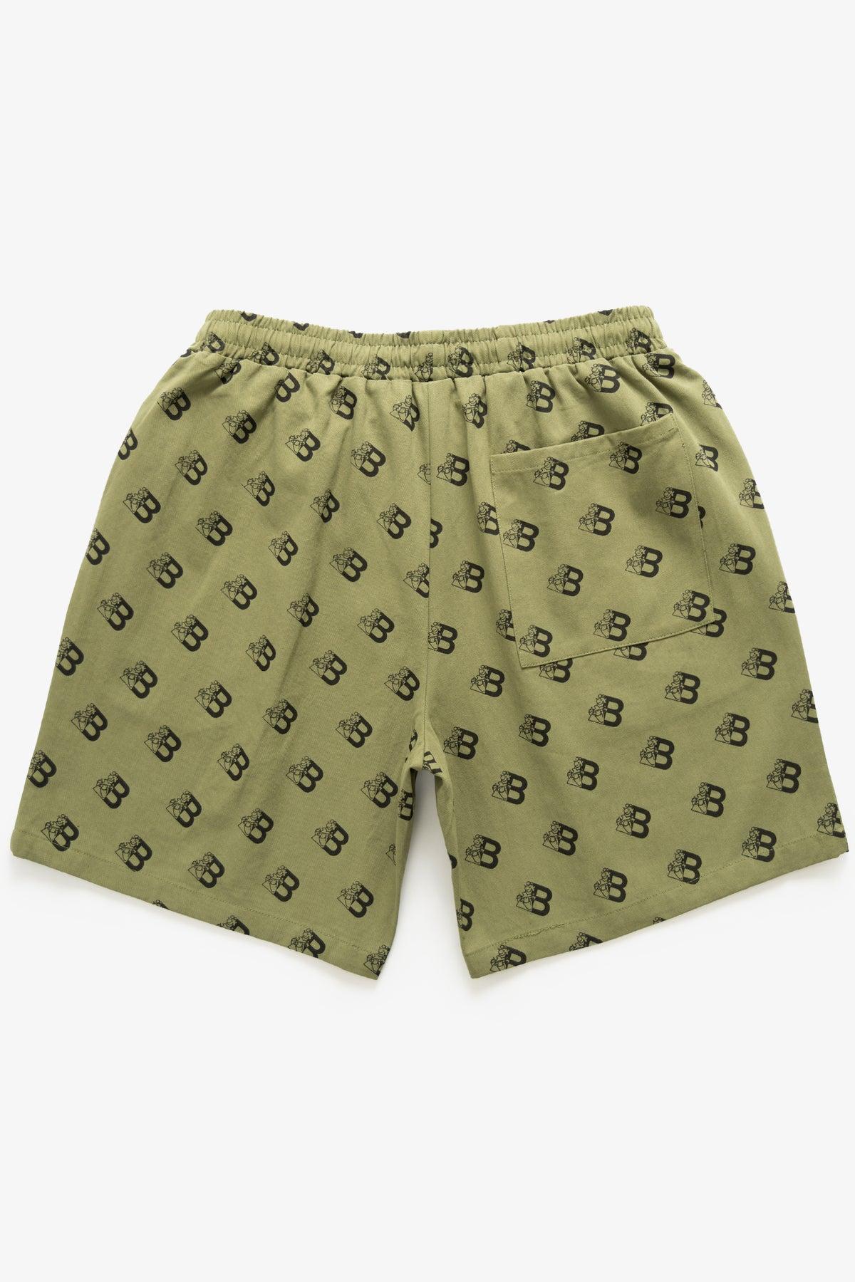 Blacksmith - All Over Grafter Shorts - Olive Product Image
