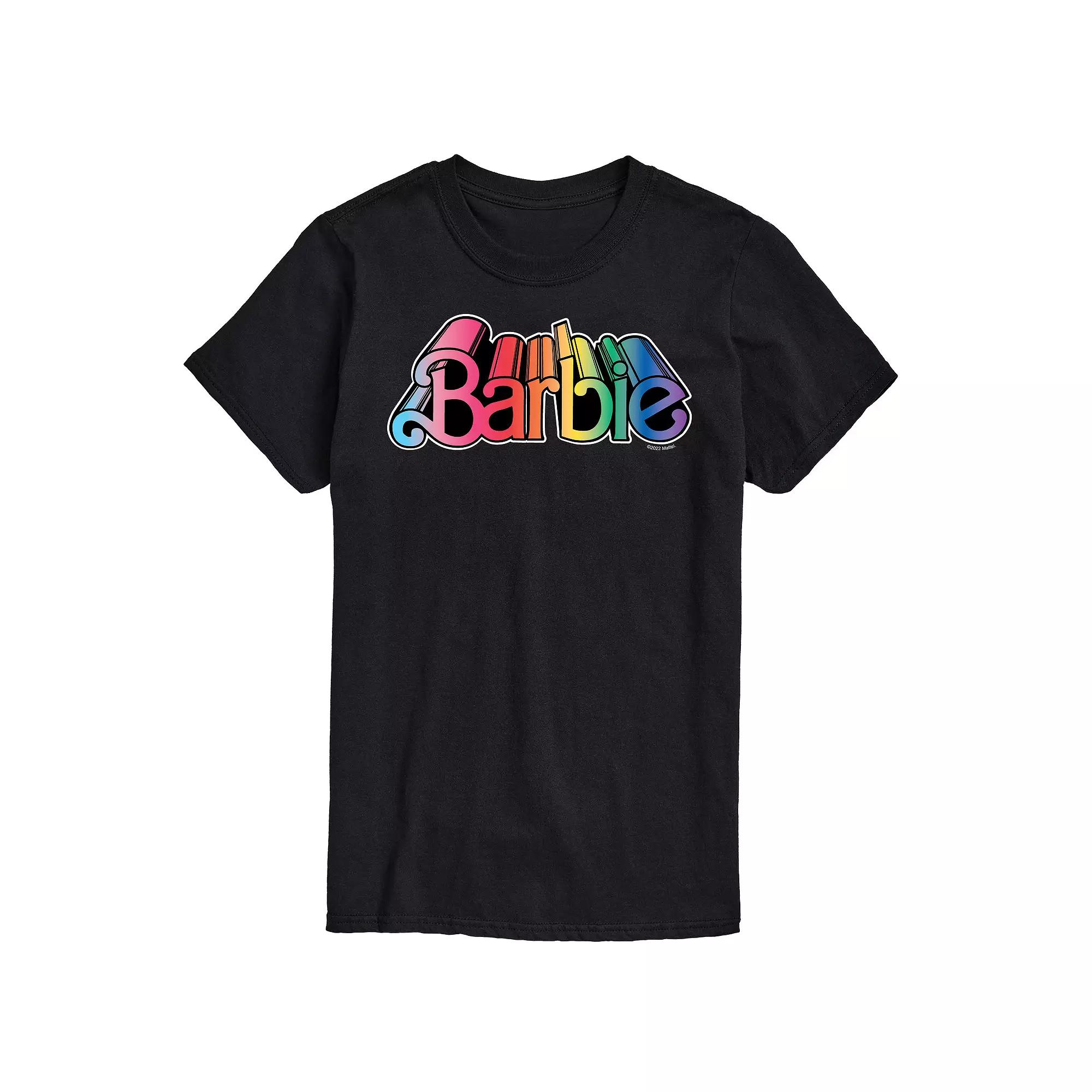 Men's Barbie Pride Logo Graphic Tee,  Product Image