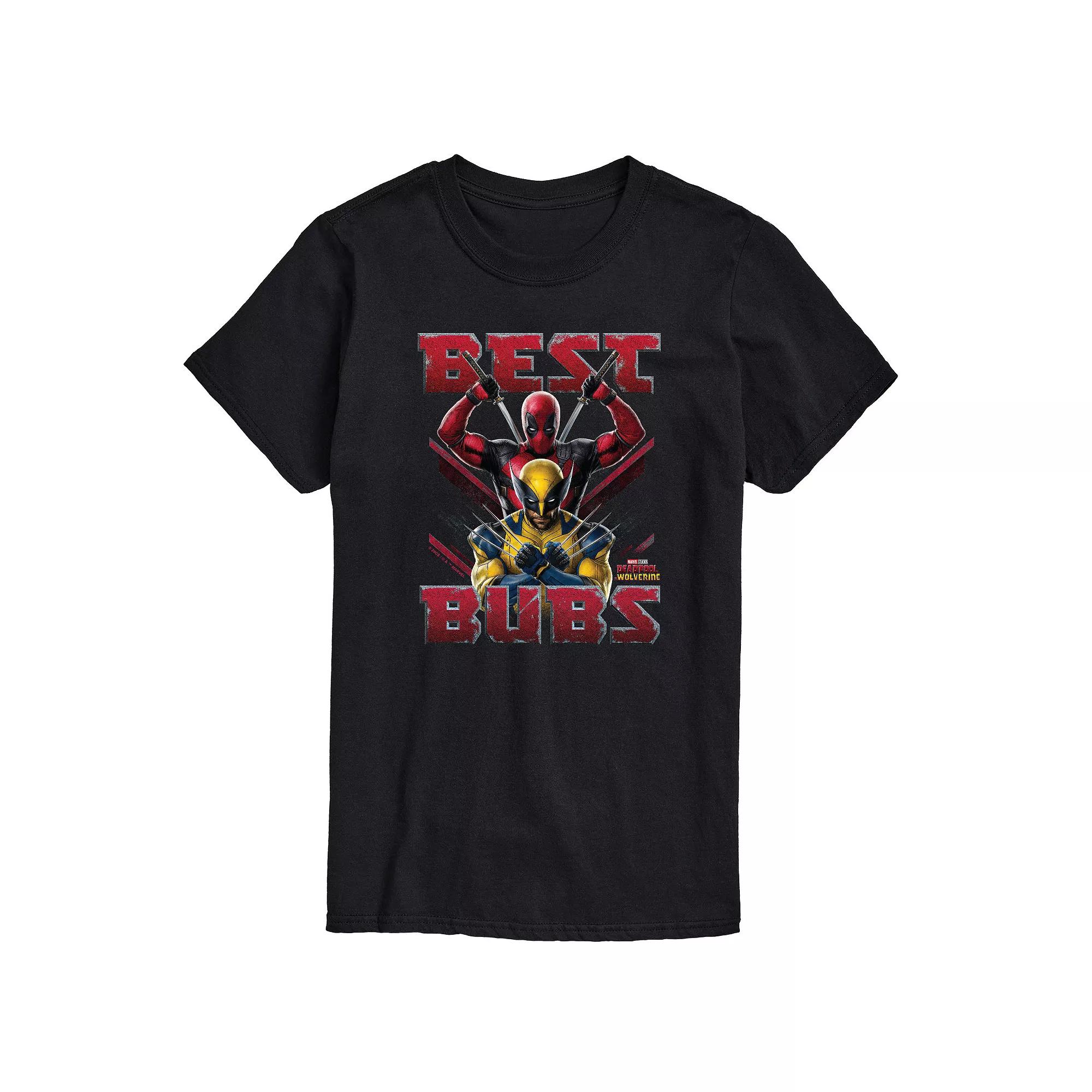 Men's Marvel Deadpool & Wolverine Best Bubs Graphic Tee,  Product Image