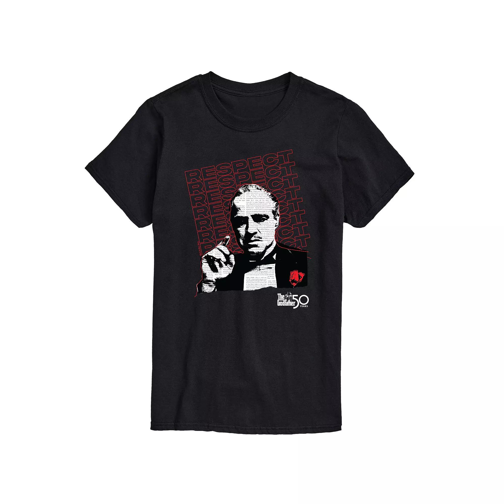 Big & Tall The Godfather Respect Tee, Men's,  Product Image