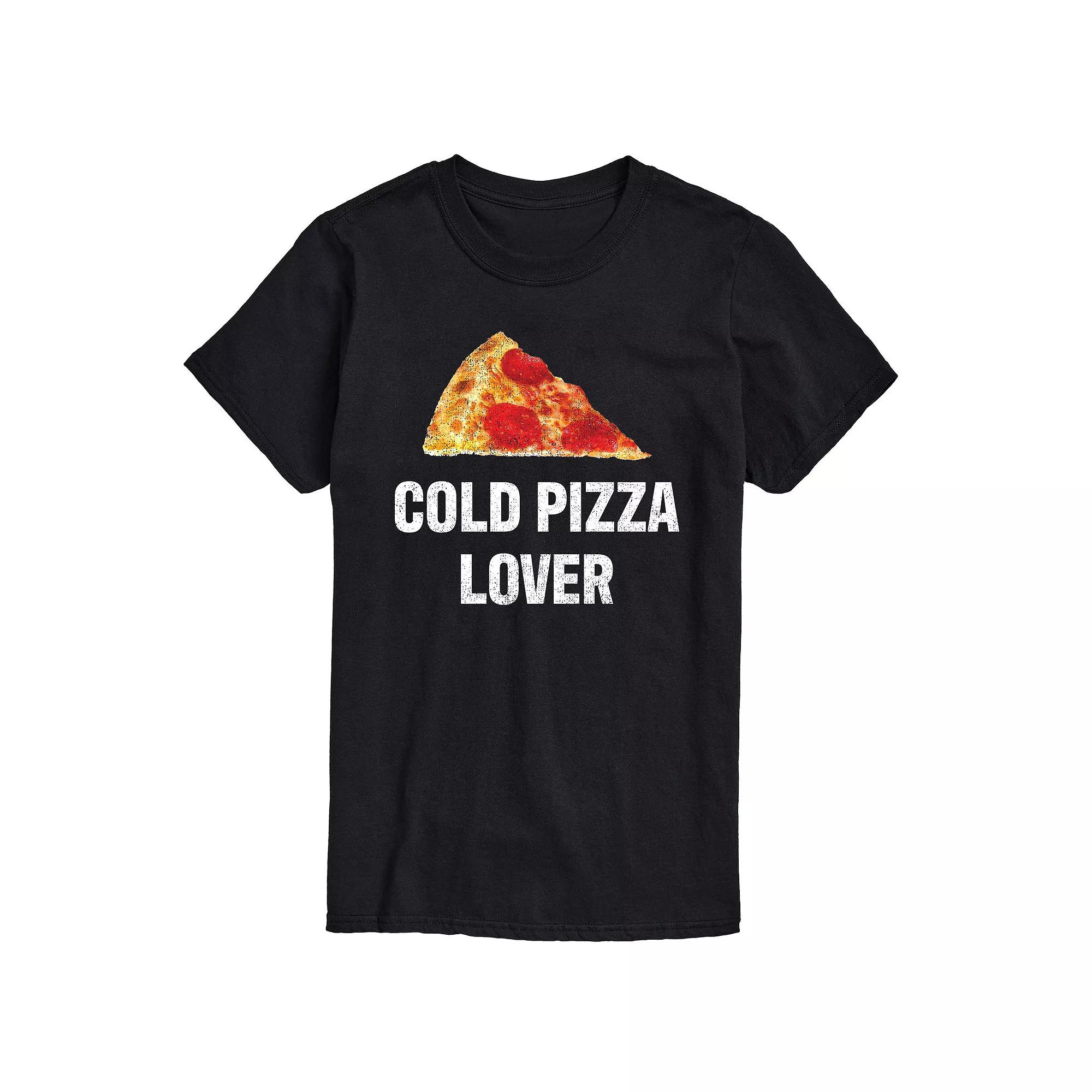 Men's Cold Pizza Lover Graphic Tee,  Product Image