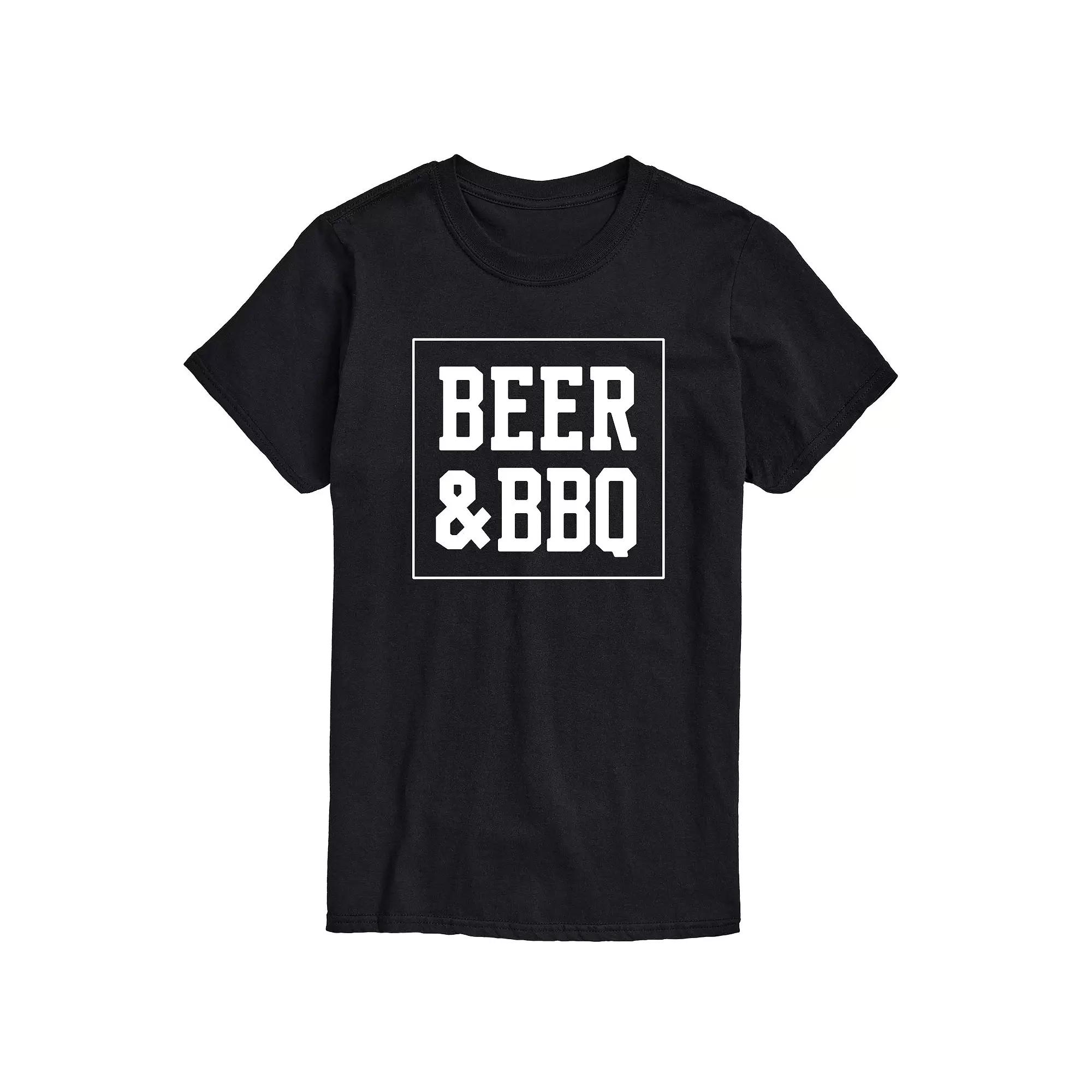 Men's Beer and BBQ Graphic Tee,  Product Image