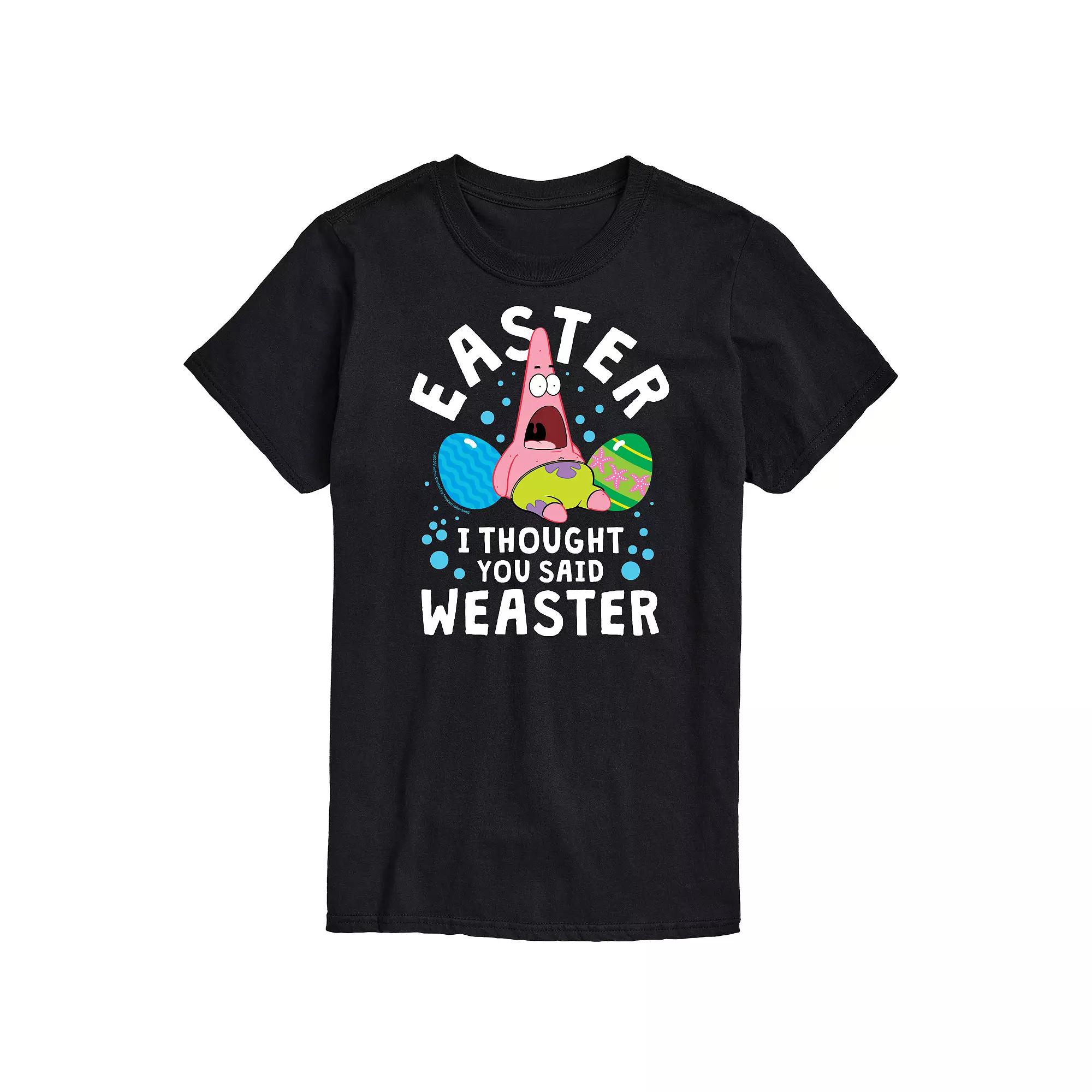 Big & Tall Nickelodeon Spongebob Squarepants Easter Weaster Graphic Tee, Men's,  Product Image