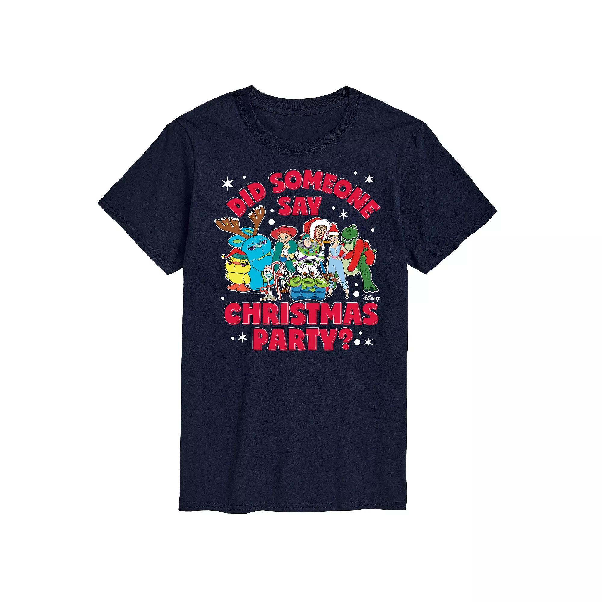 Disney / Pixar's Toy Story 4 Men's Christmas Party Graphic Tee,  Product Image