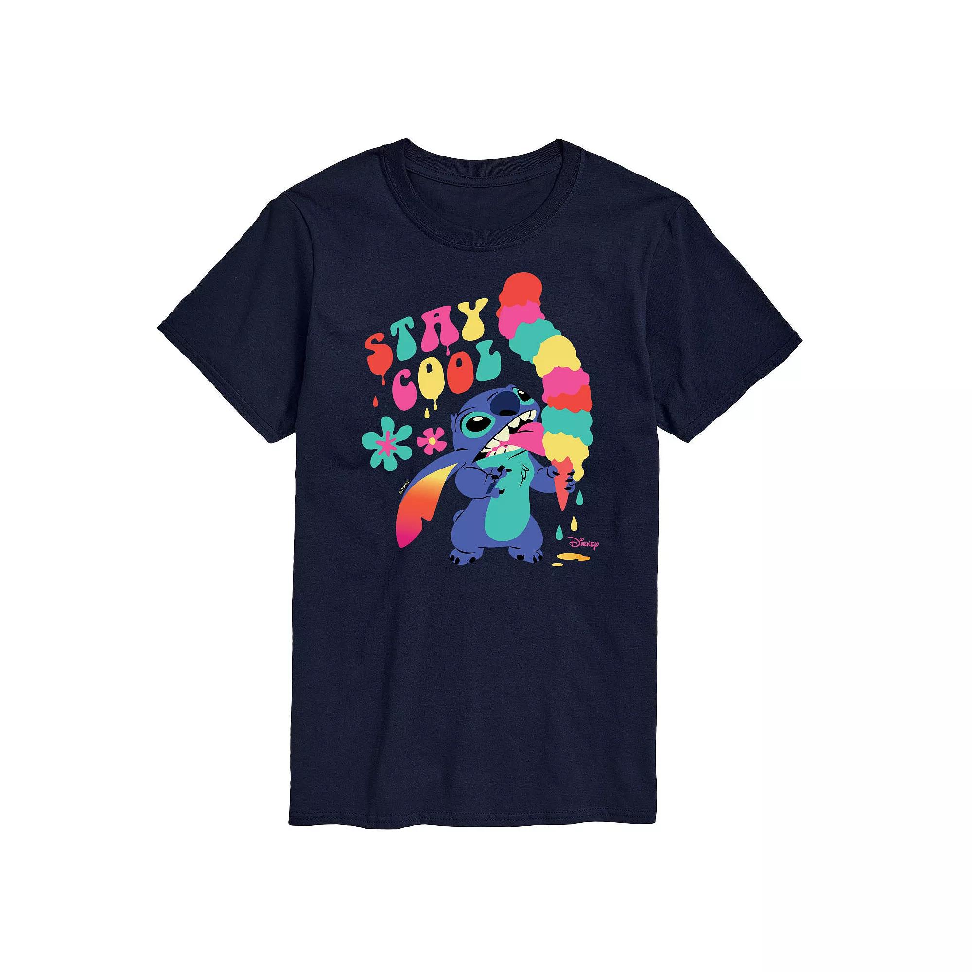 Disney's Lilo & Stitch Big & Tall Stay Cool Graphic Tee, Men's,  Product Image