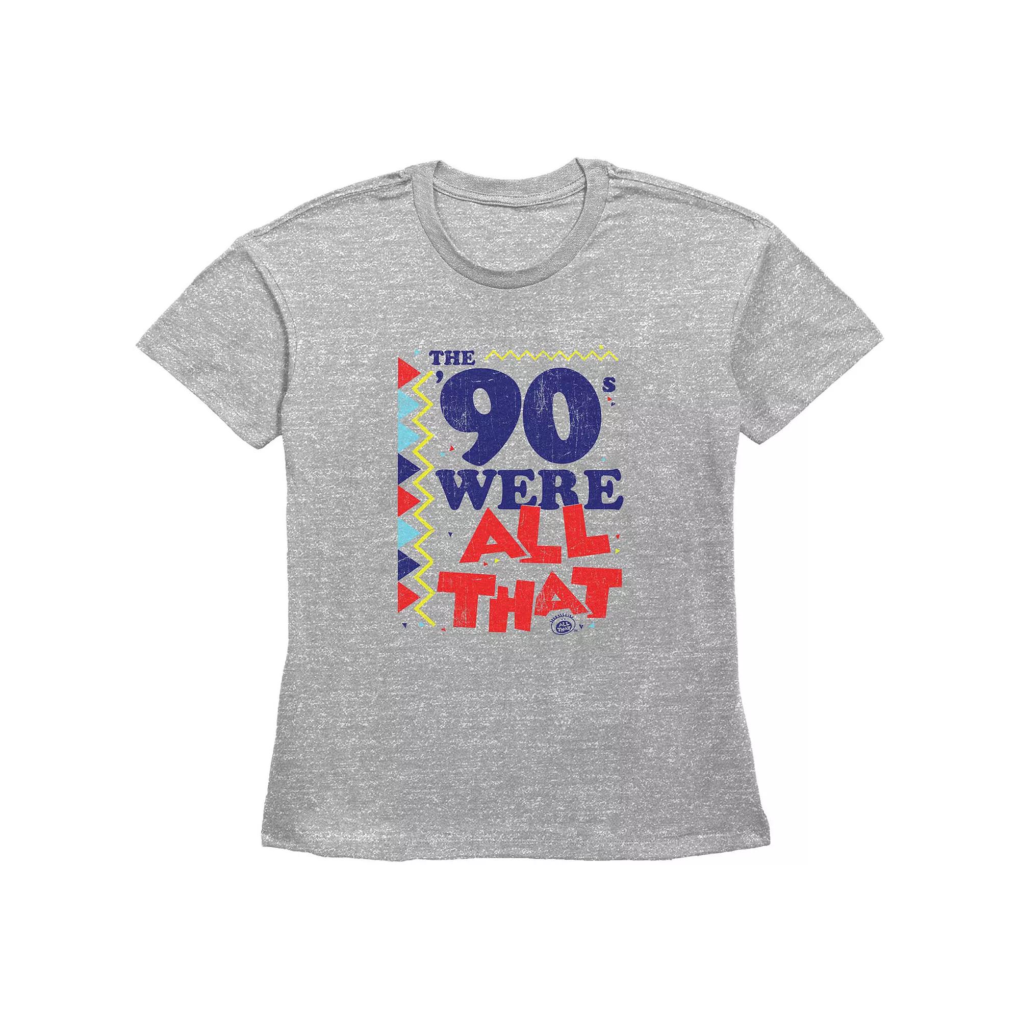 Women's Nickelodeon The 90s Were All That Graphic Tee,  Product Image