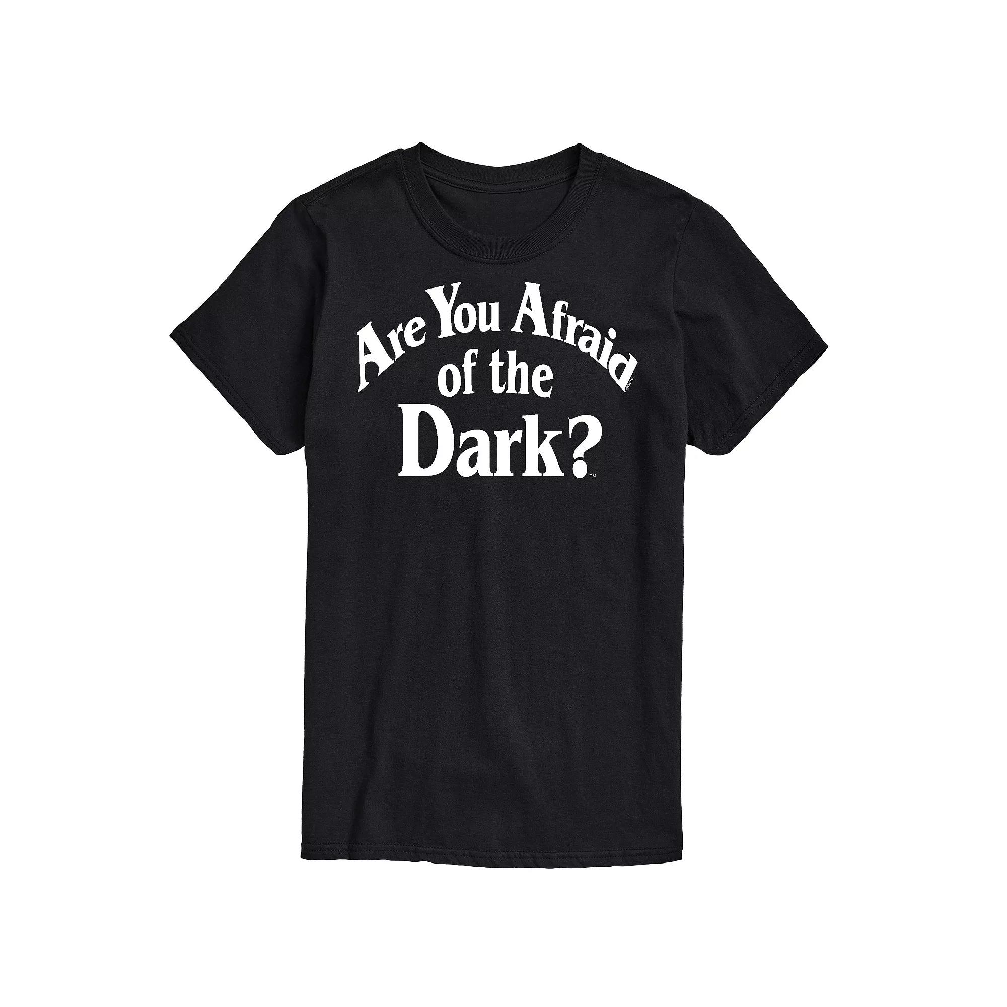 Big & Tall Are You Afraid of the Dark Logo Graphic Tee, Men's,  Product Image