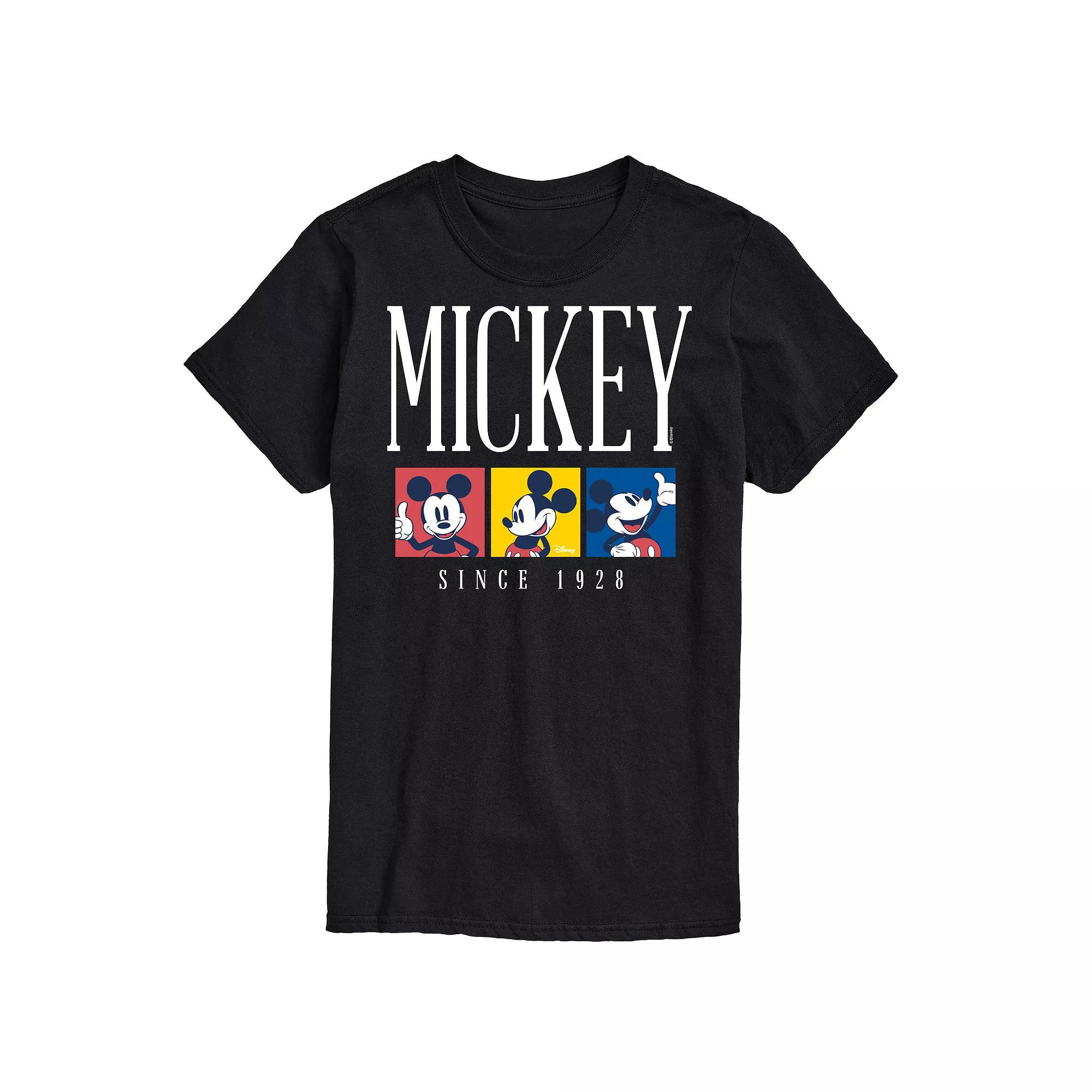 Disney's Mickey Mouse Big & Tall Color Block Graphic Tee, Men's,  Product Image
