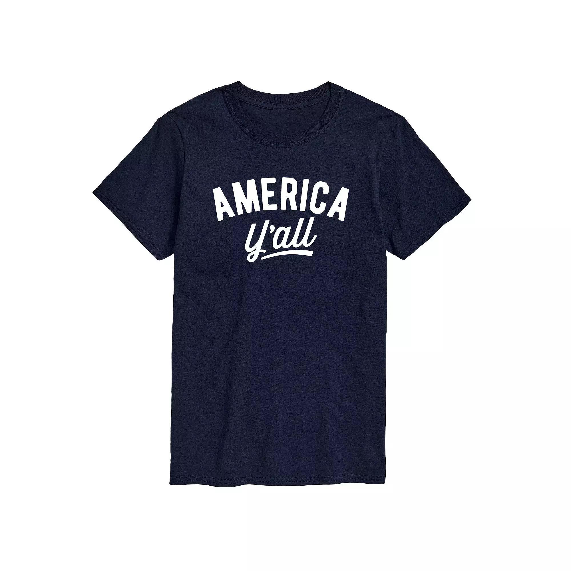 Big & Tall America Yall Tee, Men's,  Product Image