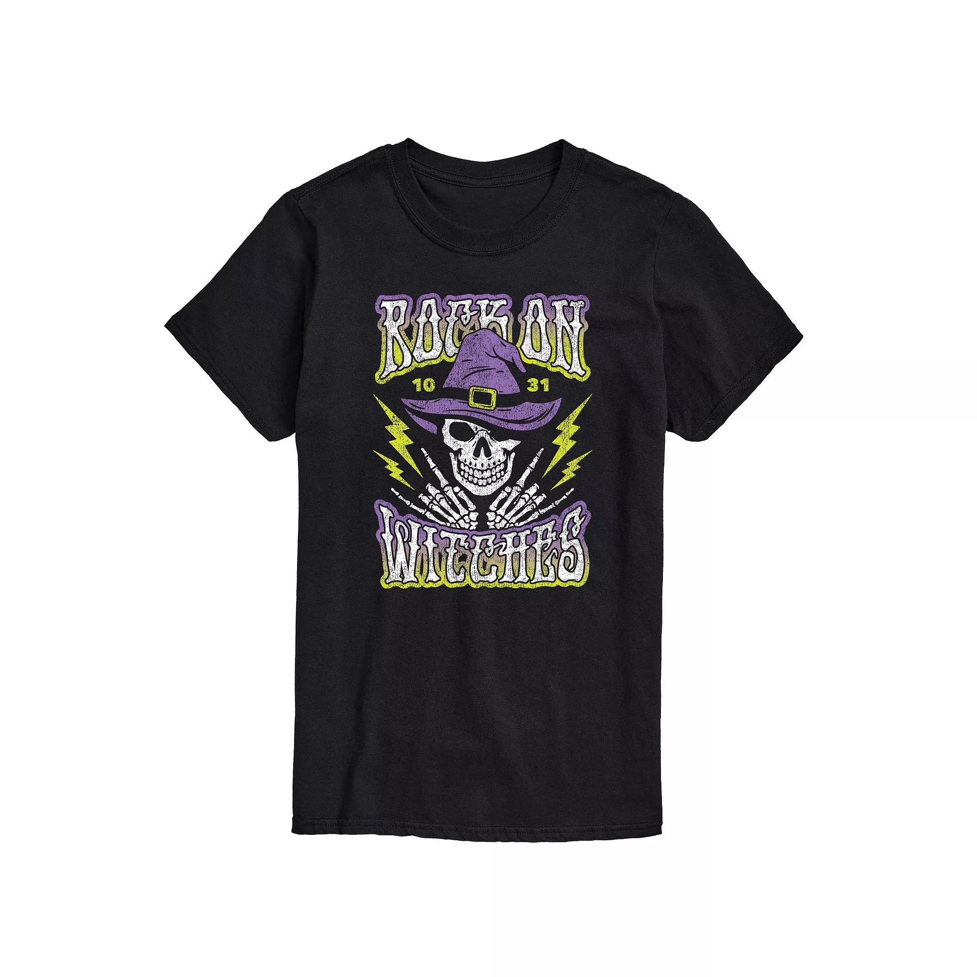 Big & Tall Rock On Witches Graphic Tee, Men's,  Product Image