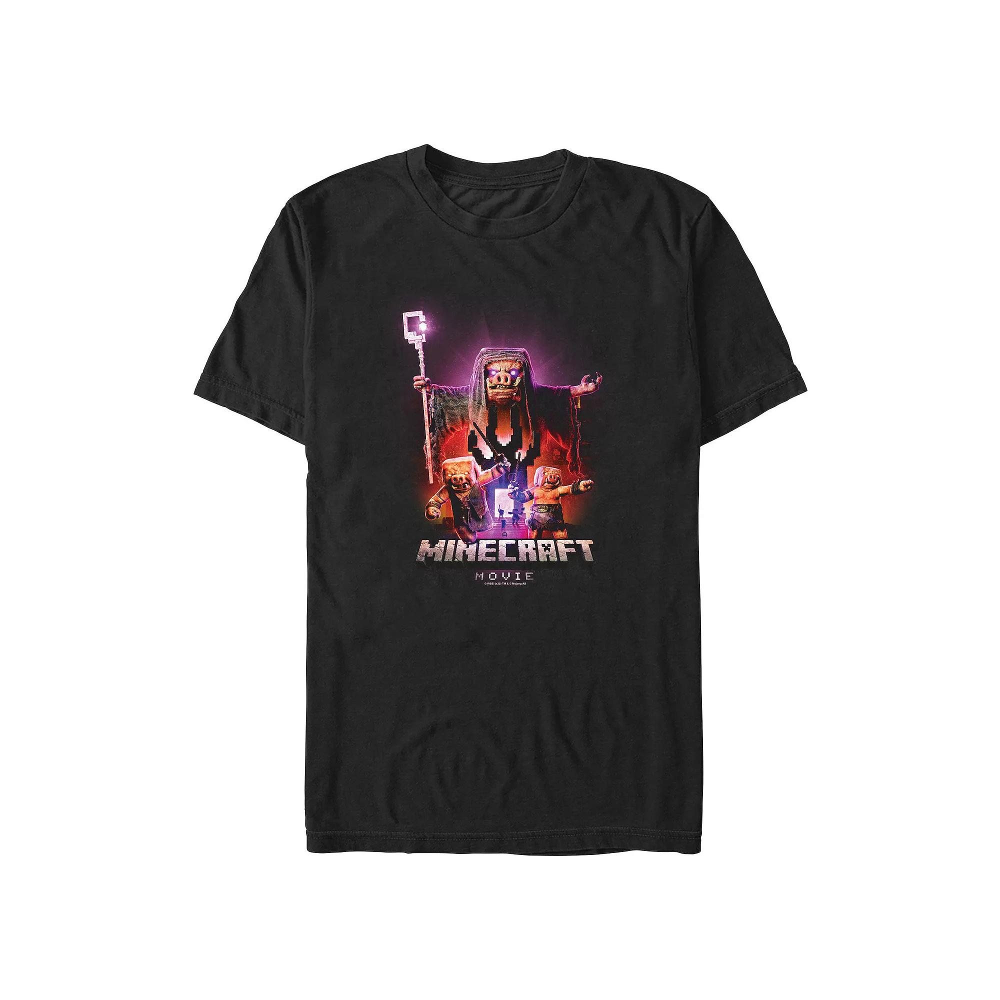 Big & Tall Minecraft Movie Piglings Portal Graphic Tee, Men's,  Product Image
