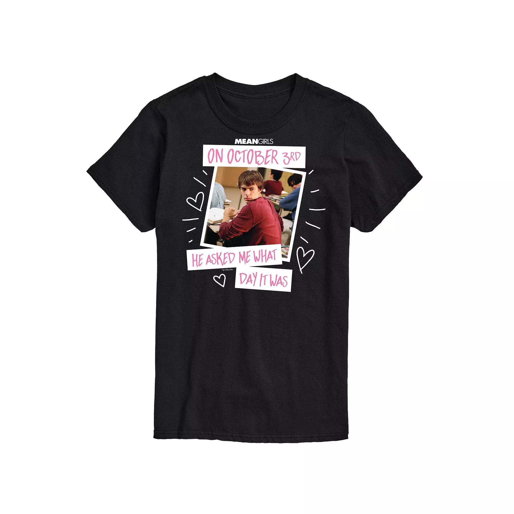 Men's Mean Girls October 3rd Graphic Tee,  Product Image