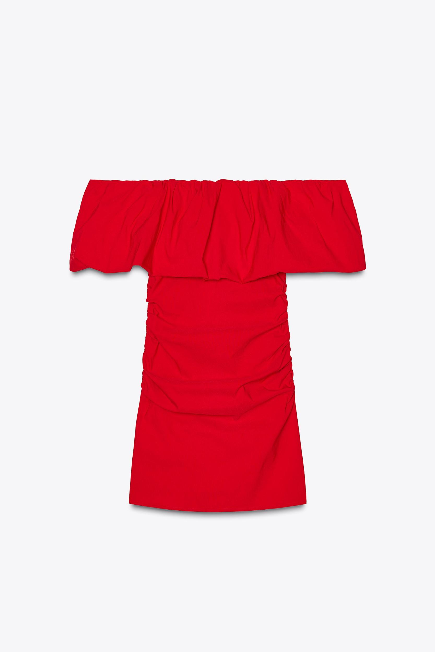 RUFFLE MINI DRESS Product Image