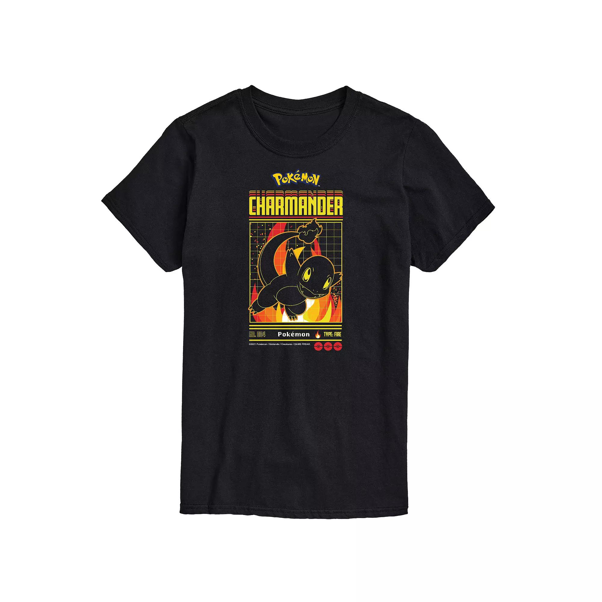 Men's Pokemon Charmander Retro Tee,  Product Image
