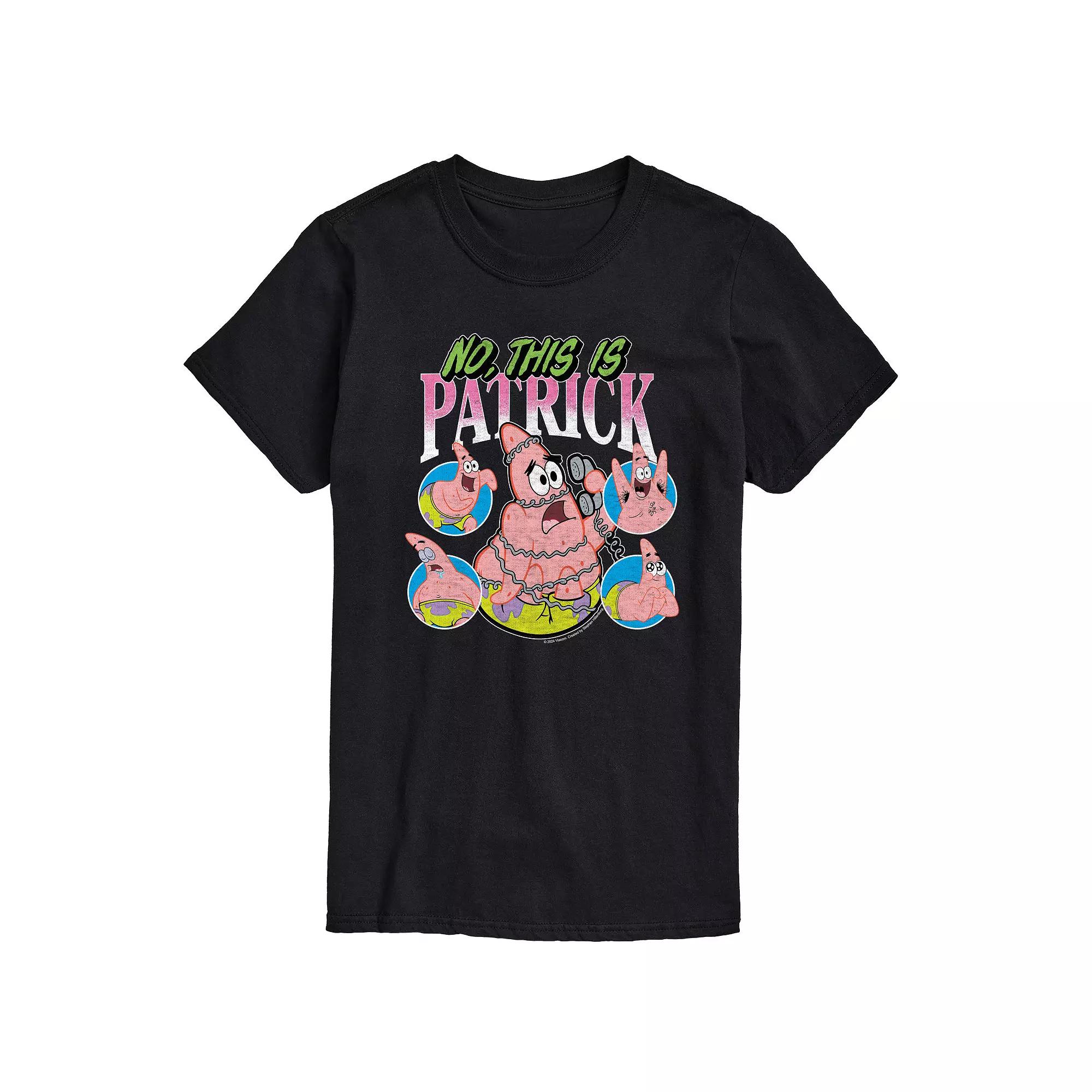 Big & Tall Spongebob SquarePants No This Is Patrick Graphic Tee, Men's,  Product Image