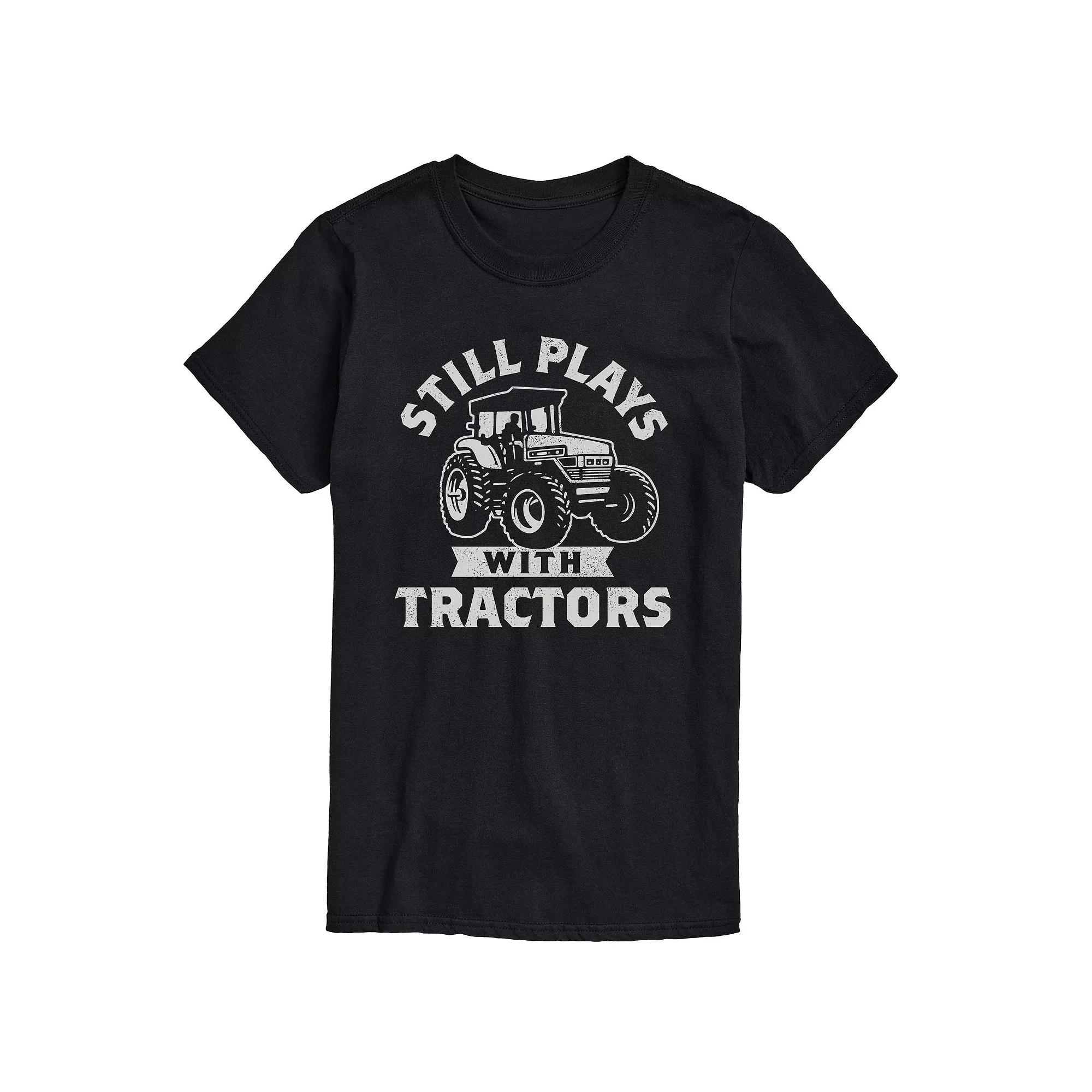 Men's Still Plays with Tractors Graphic Tee,  Product Image