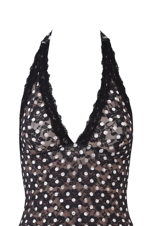 GEM MINI DRESS - BLACK Product Image