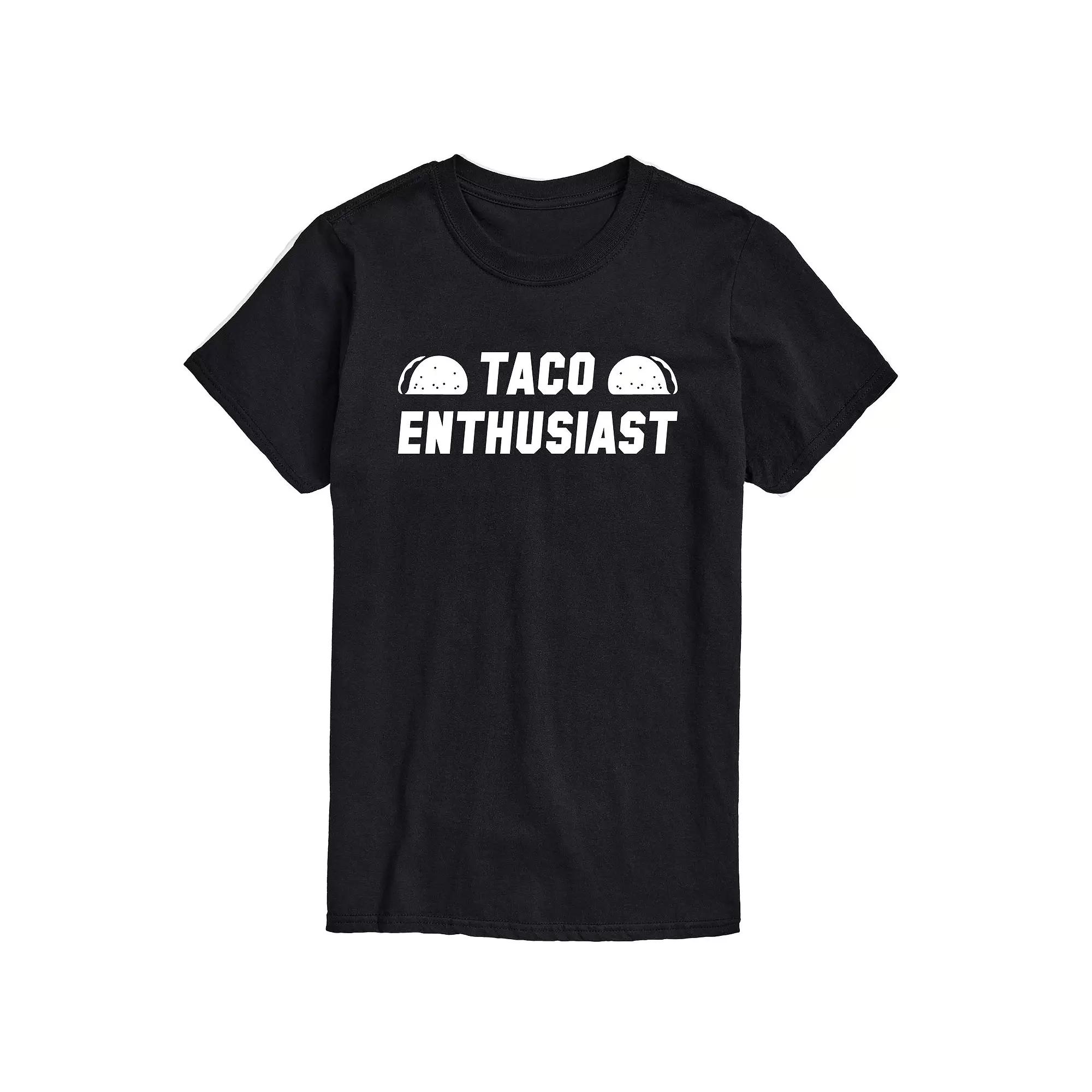Men's Taco Enthusiast Graphic Tee,  Product Image
