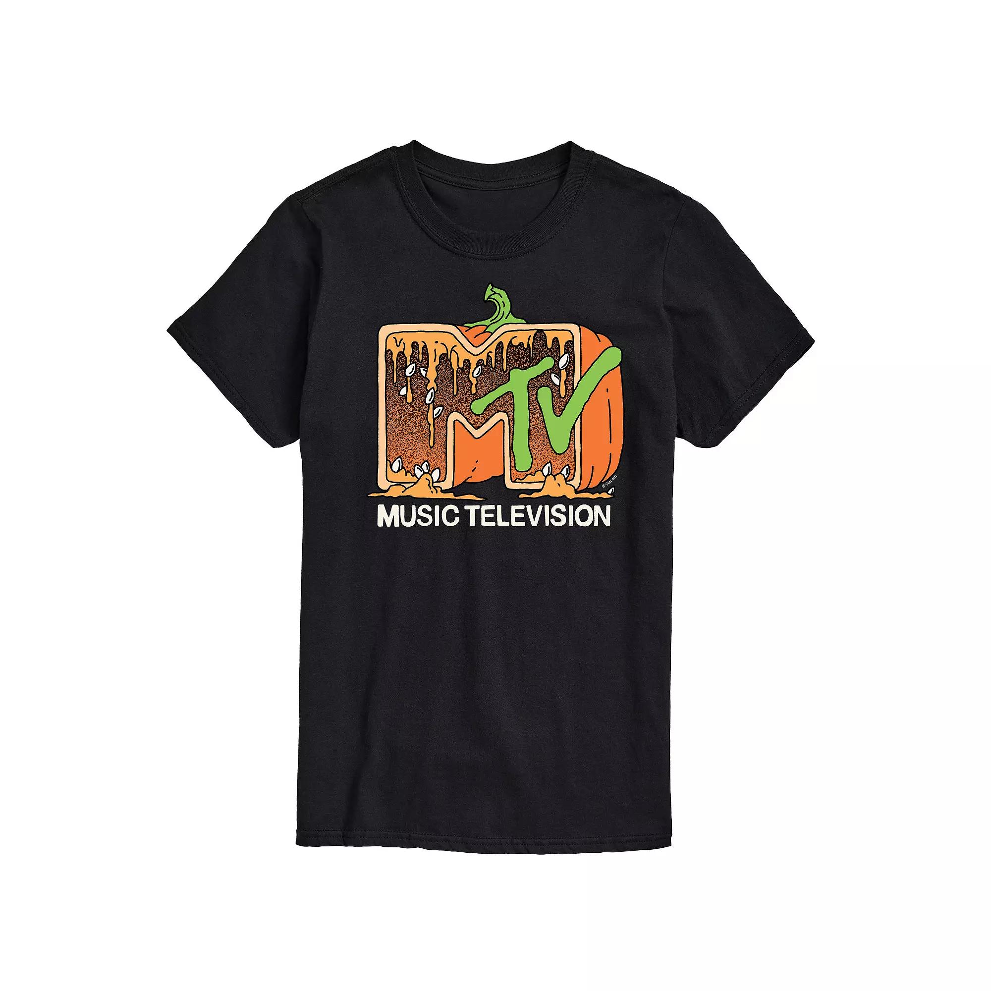 Men's MTV Pumpkin Graphic Tee,  Product Image
