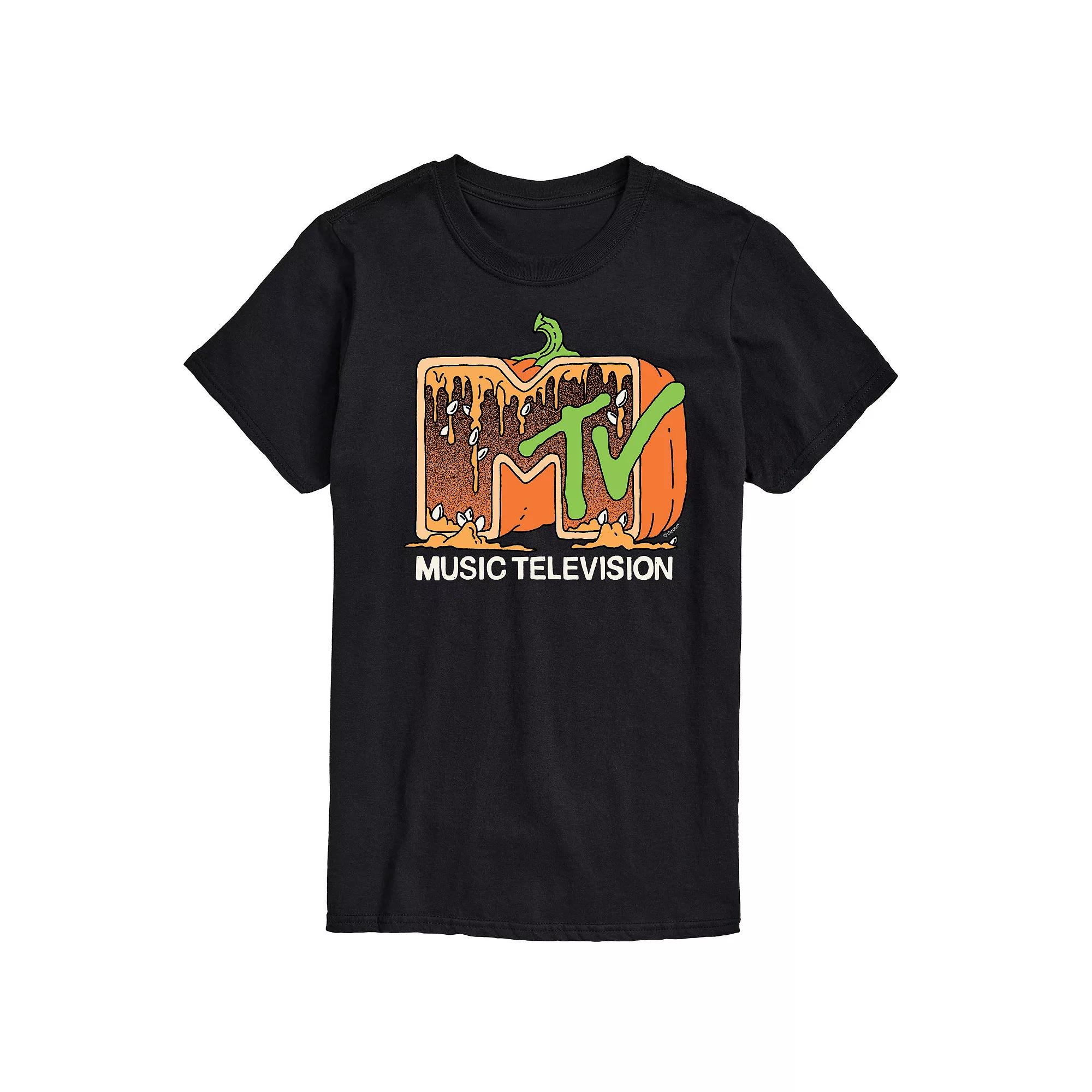 Men's MTV Pumpkin Graphic Tee,  Product Image